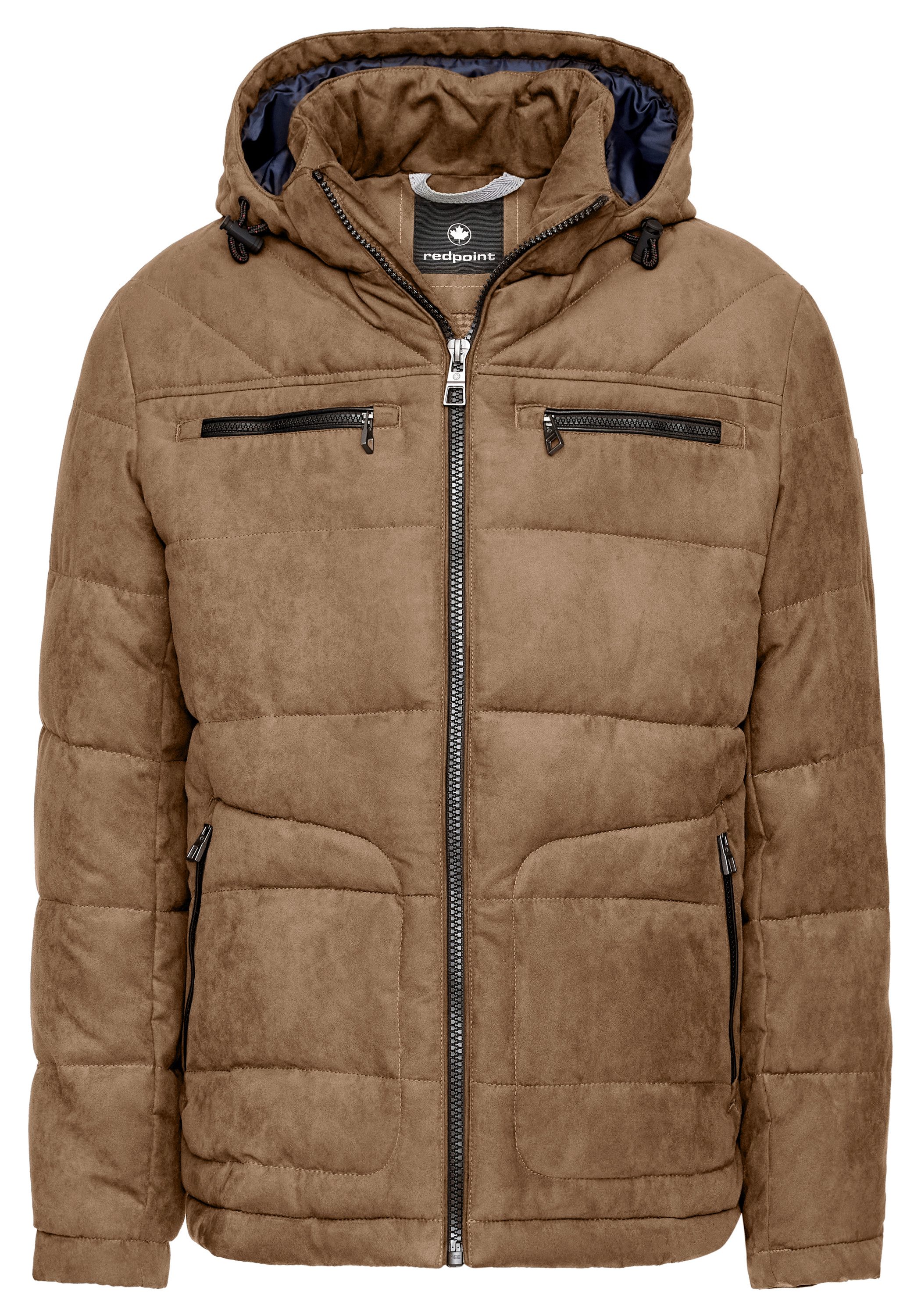 Redpoint Steppjacke QUENTIN Regular Fit Winterjacke in Wildlederoptik mit K günstig online kaufen