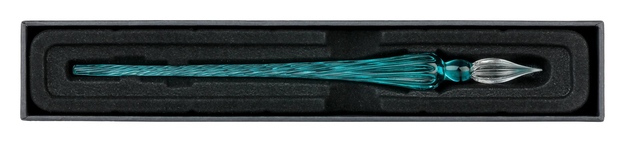 Herbin Kalligraphie-Stift Runde Glasfeder 18 cm - Türkis 21433T