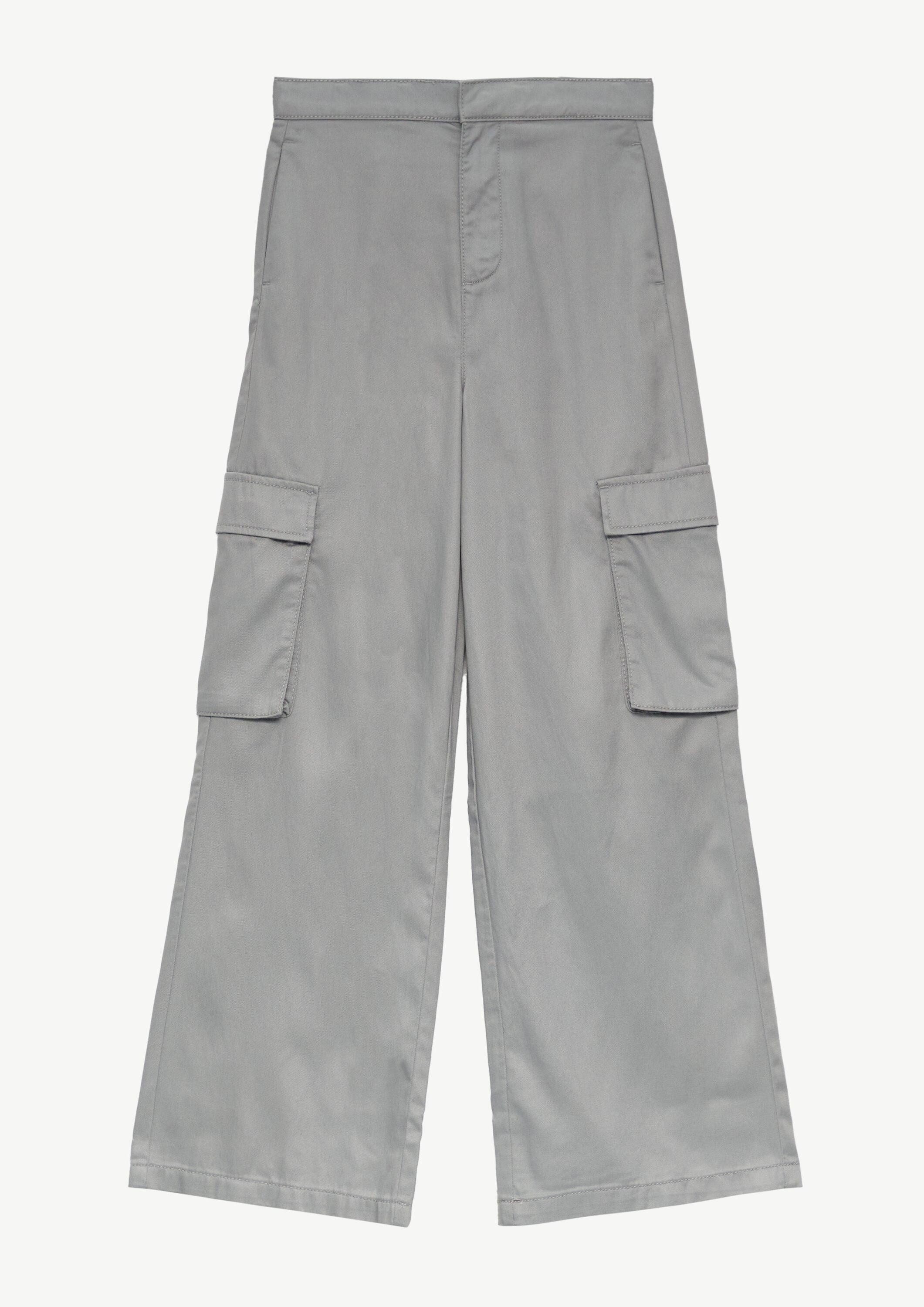 s.Oliver Chinos Hose Hose / Regular Fit / High Rise / Wide Leg / Glanzeffekt