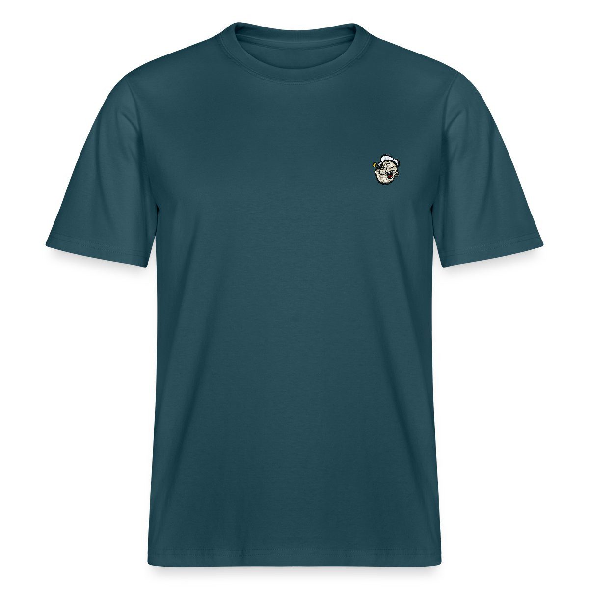 T-Shirt Popeye Als Stickmotiv Relaxed Fit Unisex T-Shirt