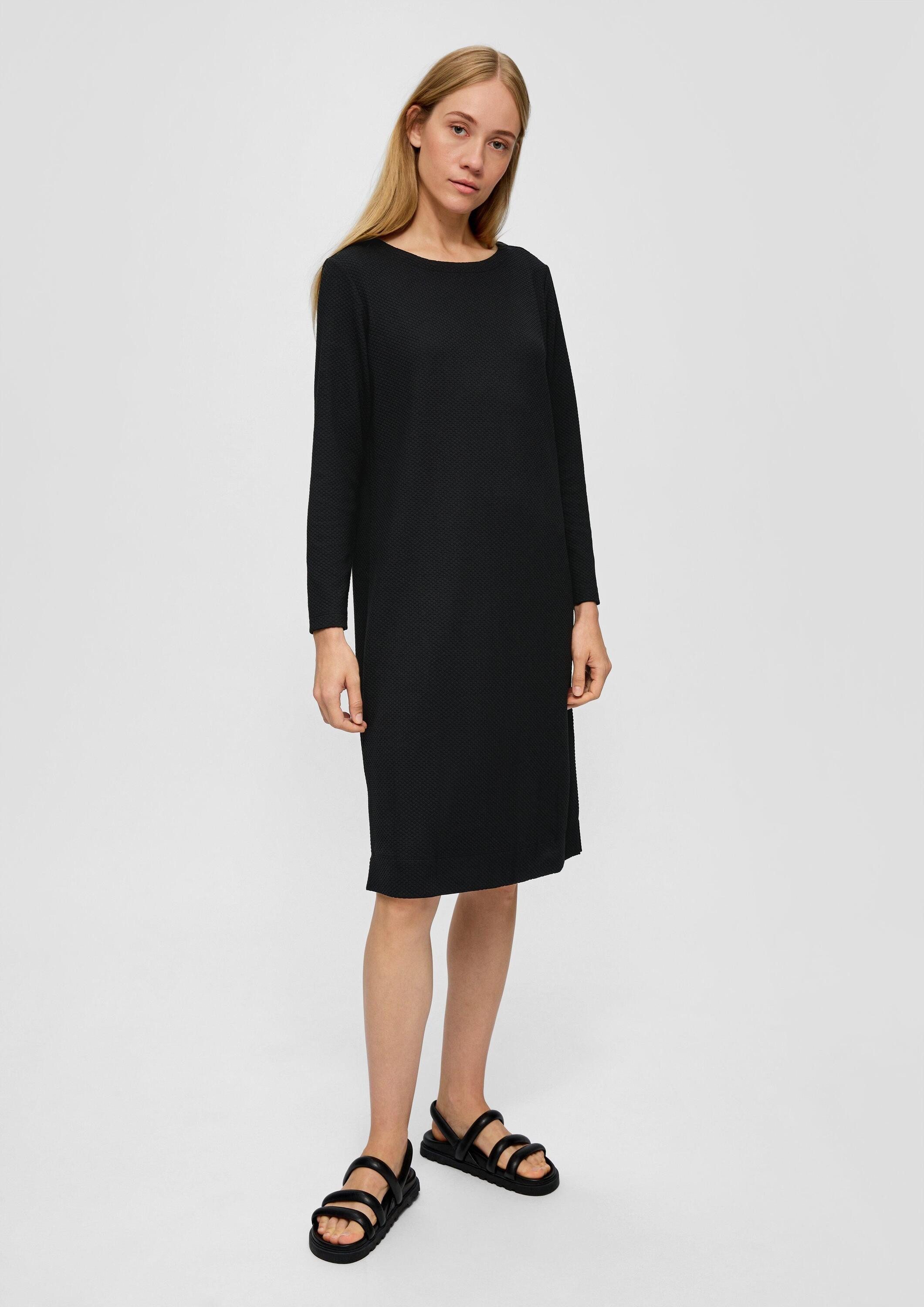 s.Oliver Midikleid Kleid Midikleid im Strukturmuster