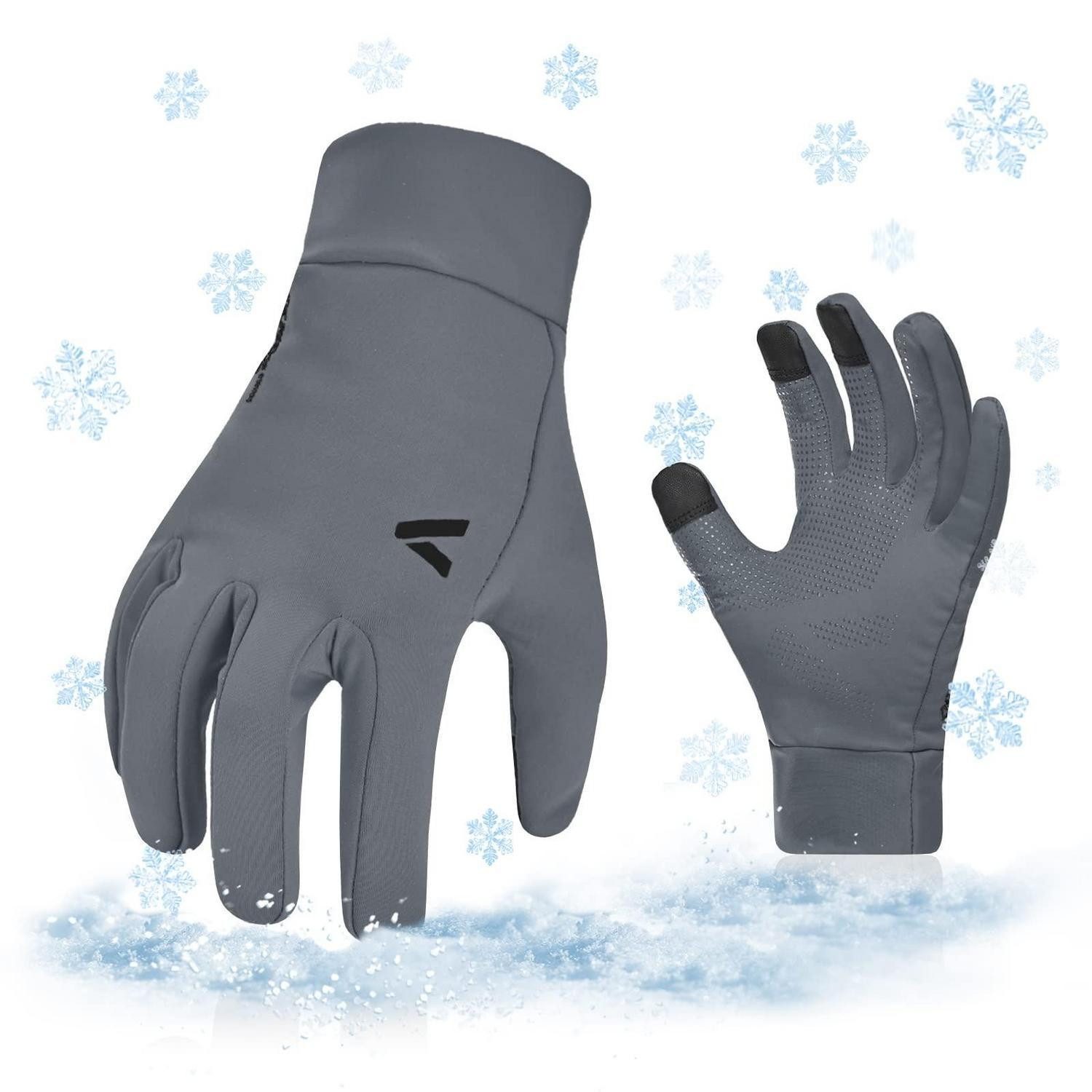 LuxusKollektion Multisporthandschuhe Winter-Handschuhe Jungen Grau (1-St)