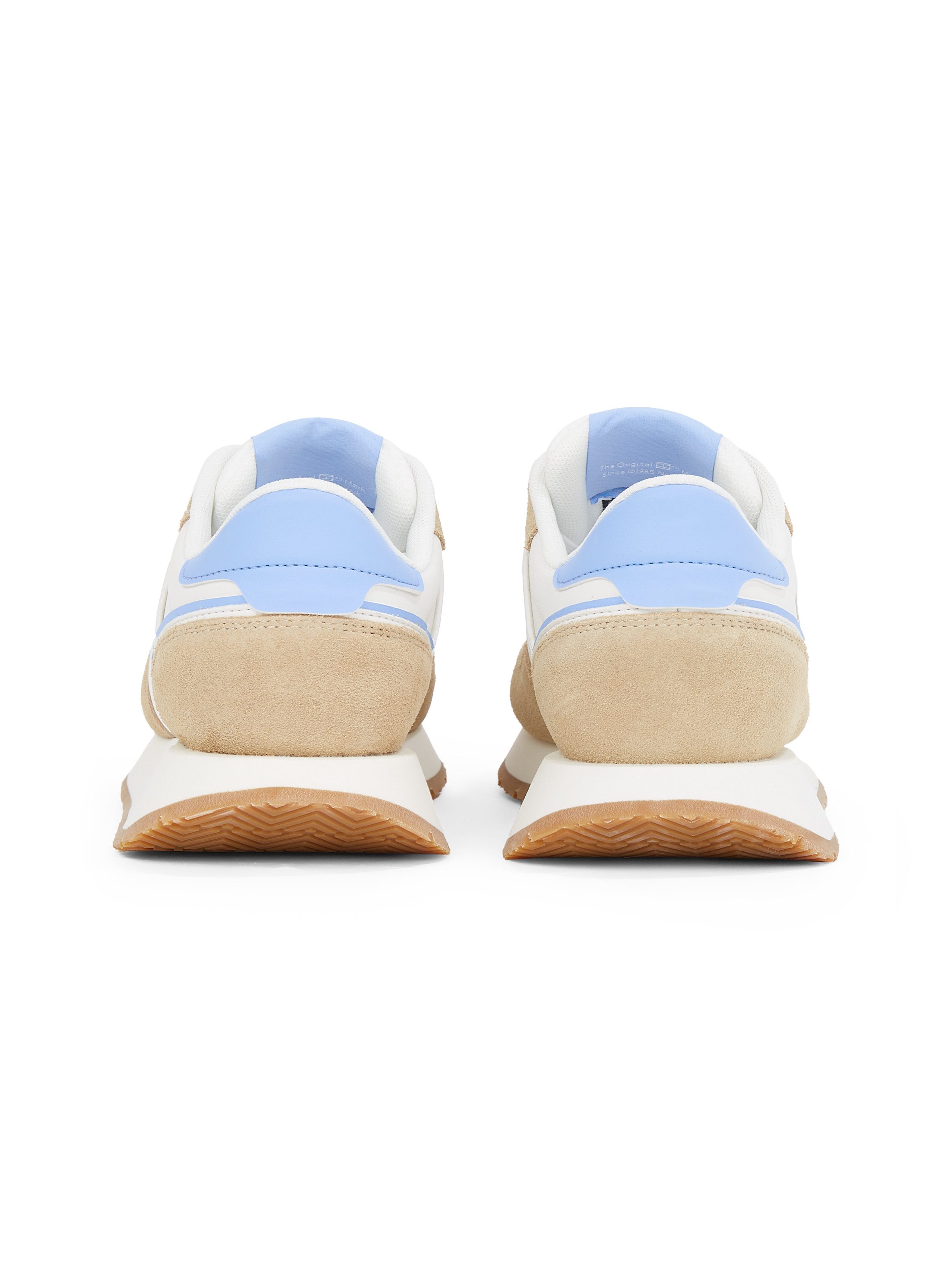 Tommy Jeans TJW EVA RUNNER LIGHT Plateausneaker, Freizeitschuh, Halbschuh, Schnürschuh mit Kontrastbesätzen
