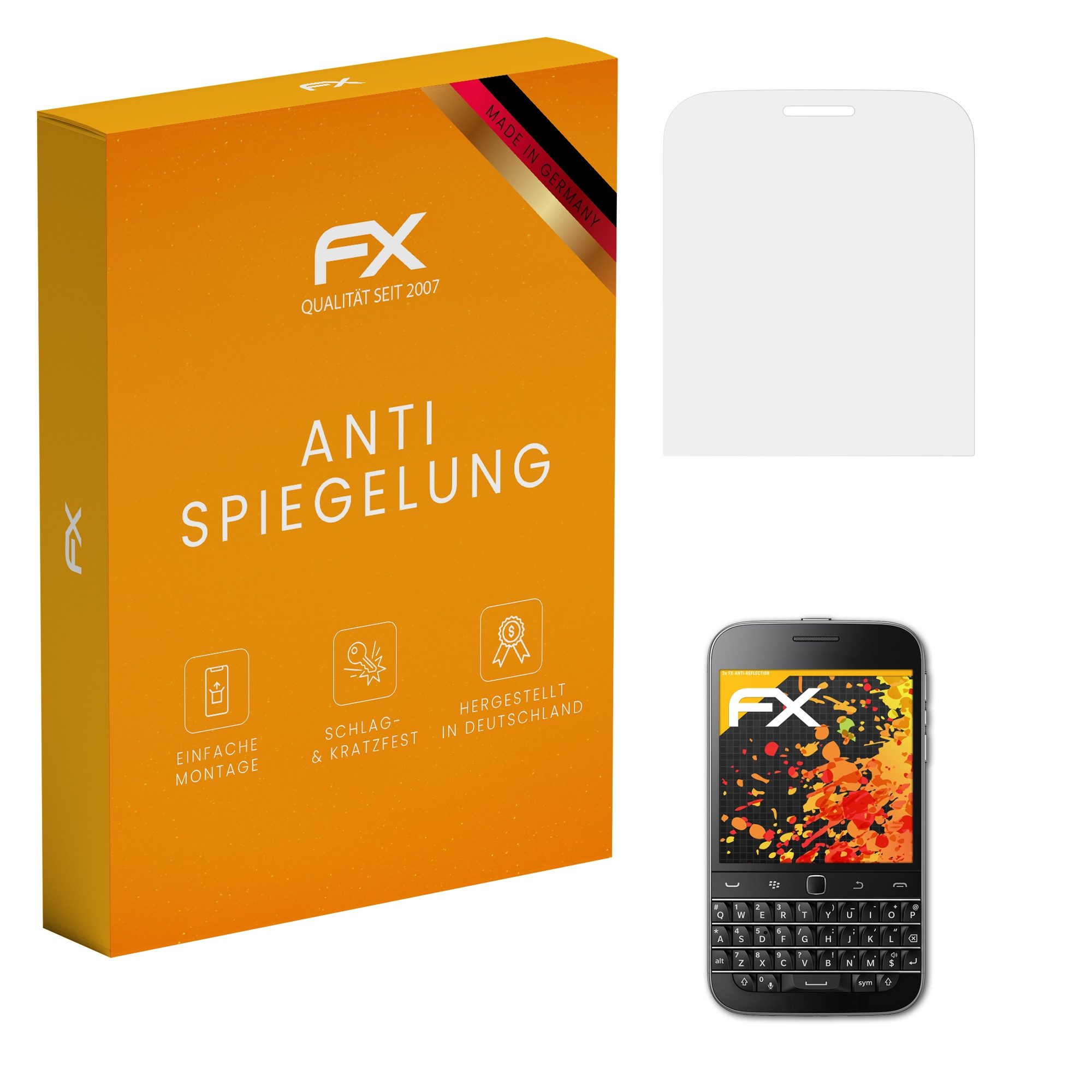 Schutzfolie für Blackberry Classic Non Camera