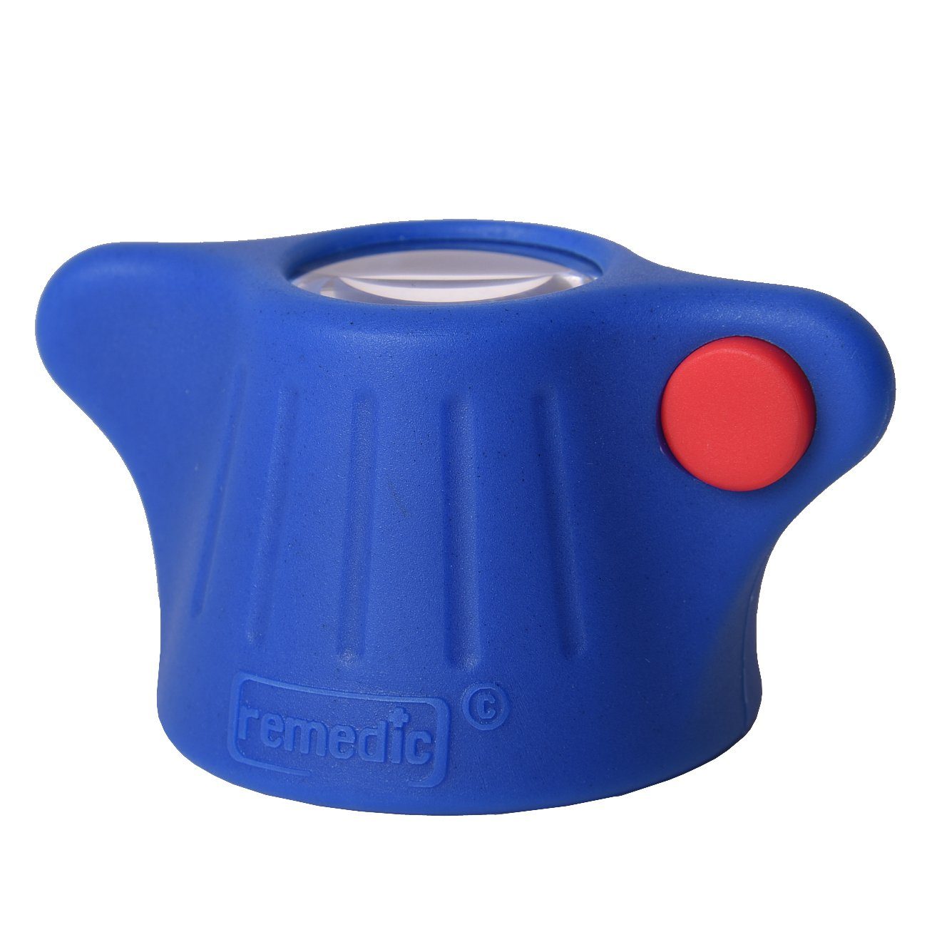 Remedic Deckelgriff Drehverschlussöffner 3 in 1 mit Lupe und LED