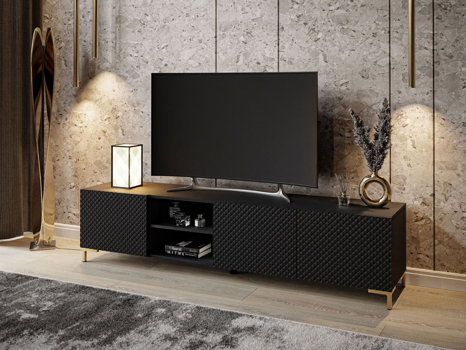 Lookway TV-Schrank GEORGIA auf Beinen