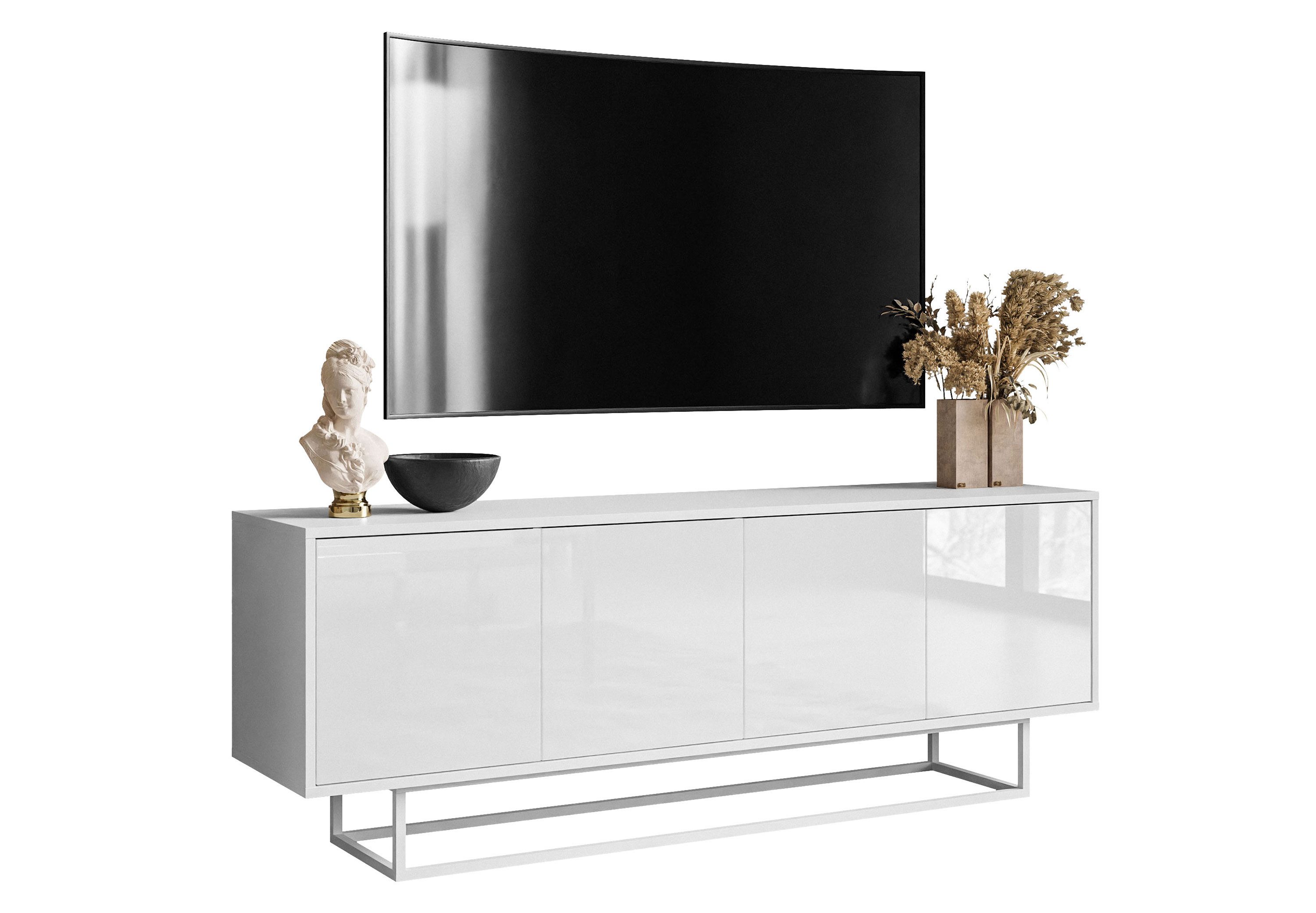 Lookway TV-Schrank SANAYI in Weiß Hochglanz günstig online kaufen