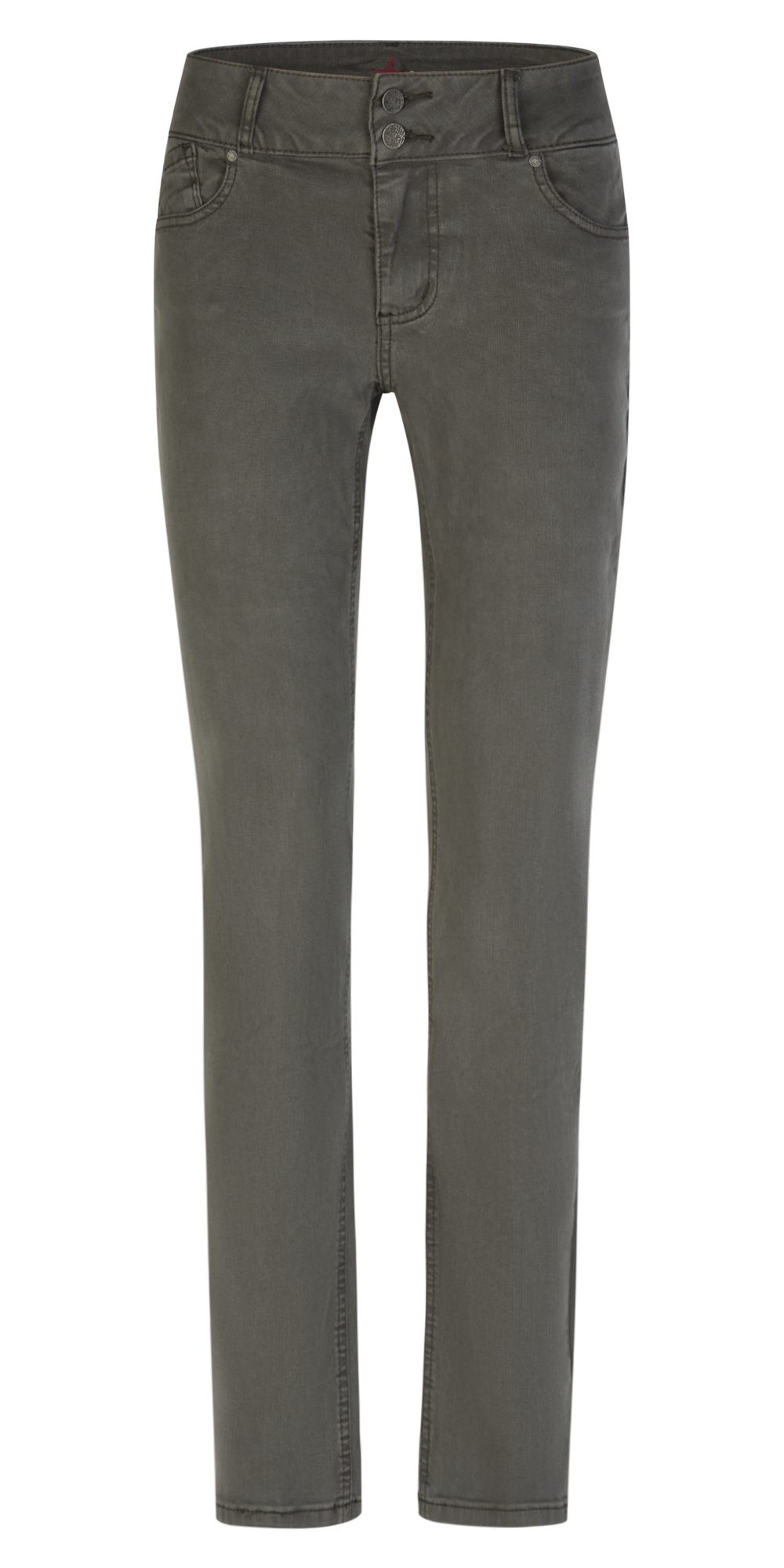 Stretch-Jeans BUENA VISTA TUMMYLESS tannengrün 2509 B5664 4212.4706 - Jacquard Twill