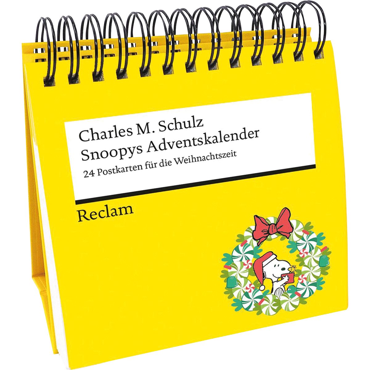 Wandkalender Snoopys Adventskalender. 24 Postkarten für die Weihnachtszeit (Adve