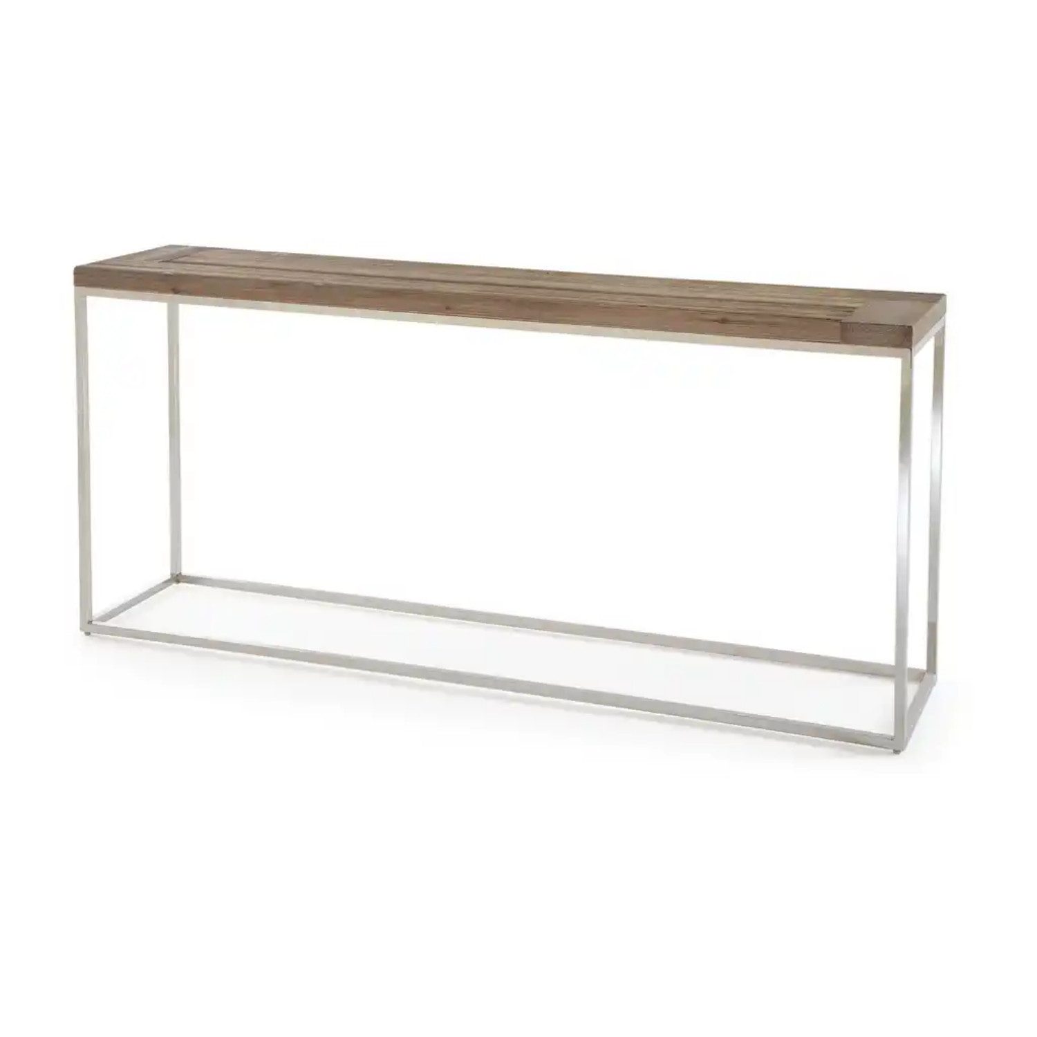 mukuhi Konsolentisch KONSOLENTISCH Ace Altholz Tanne Edelstahl 170x38 cm