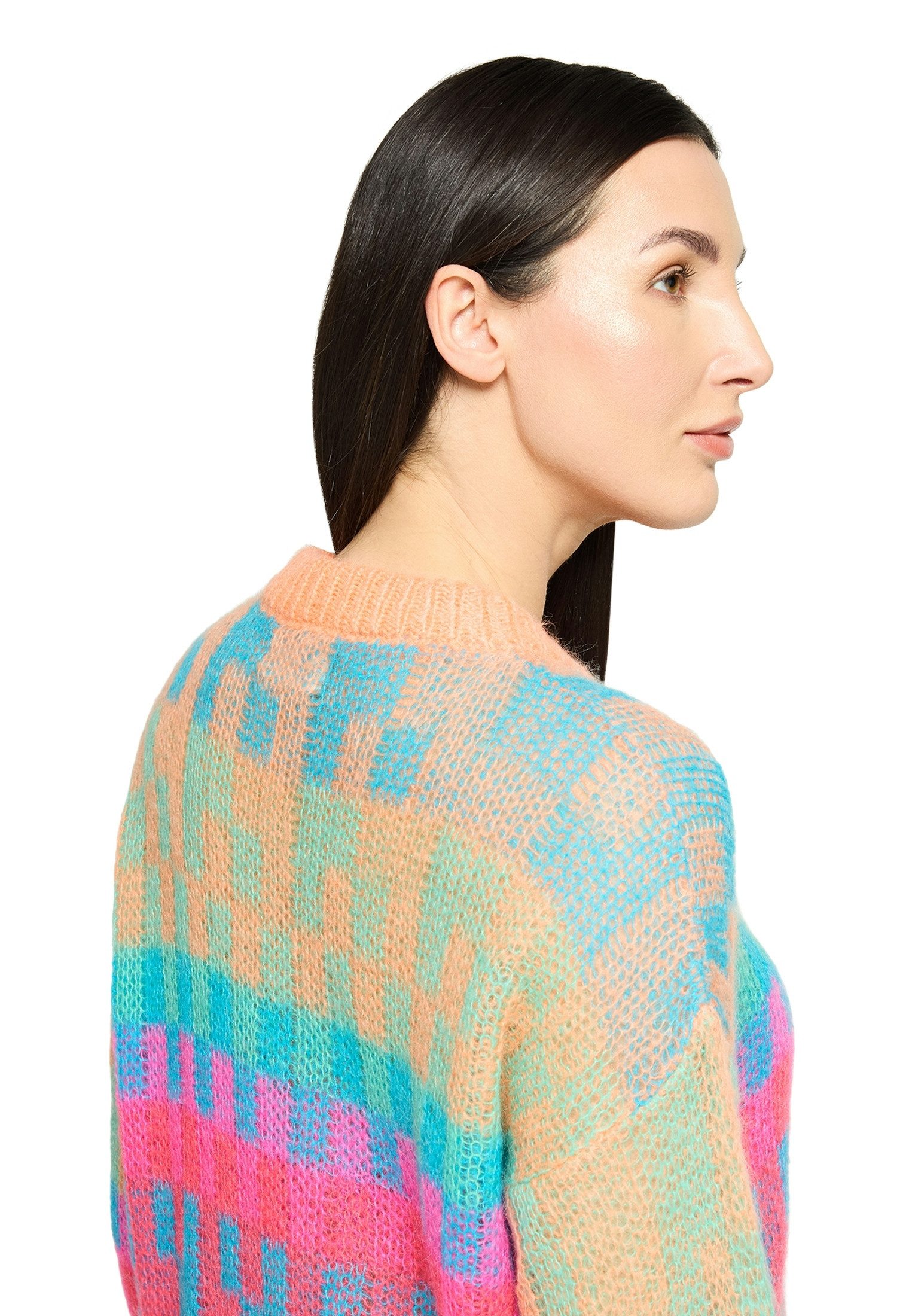 Cartoon Strickpullover Strickpullover - Oversized