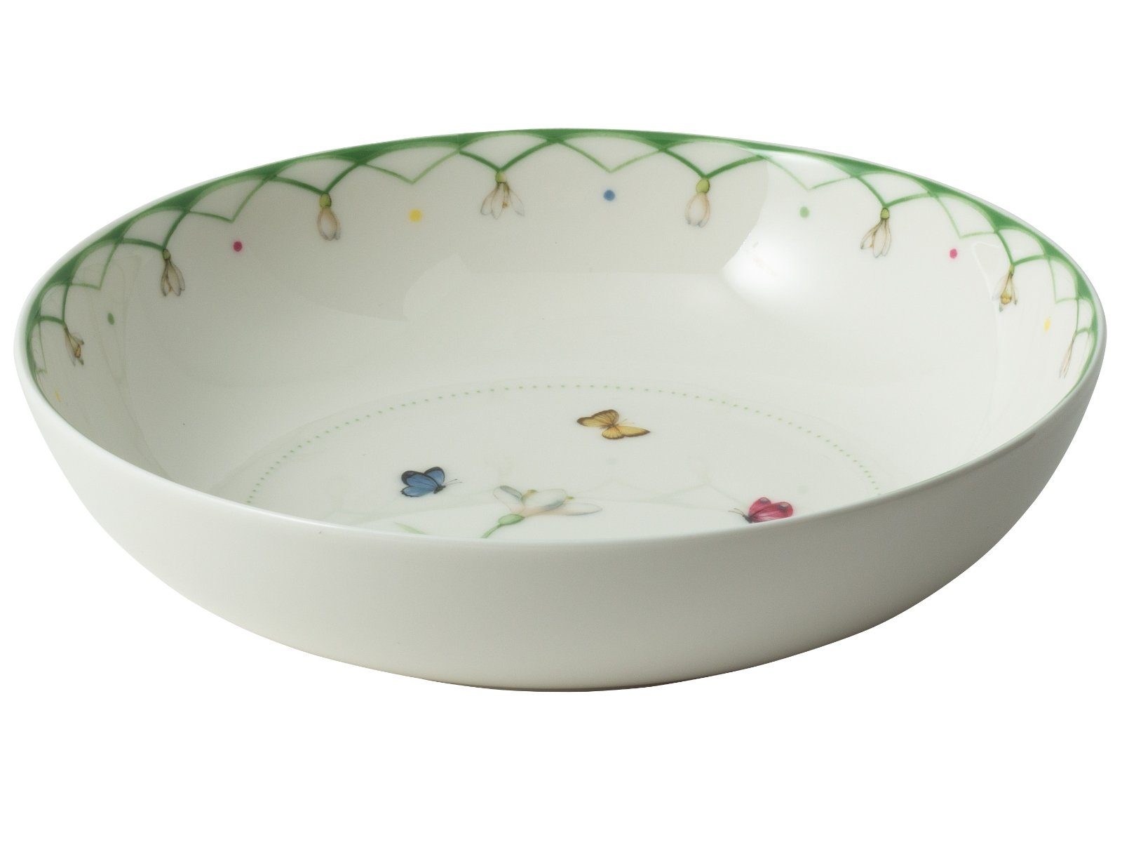 Villeroy & Boch Schale Colourful Spring Salatschale 19 cm, Premium Porcelain, (Salatschalen)