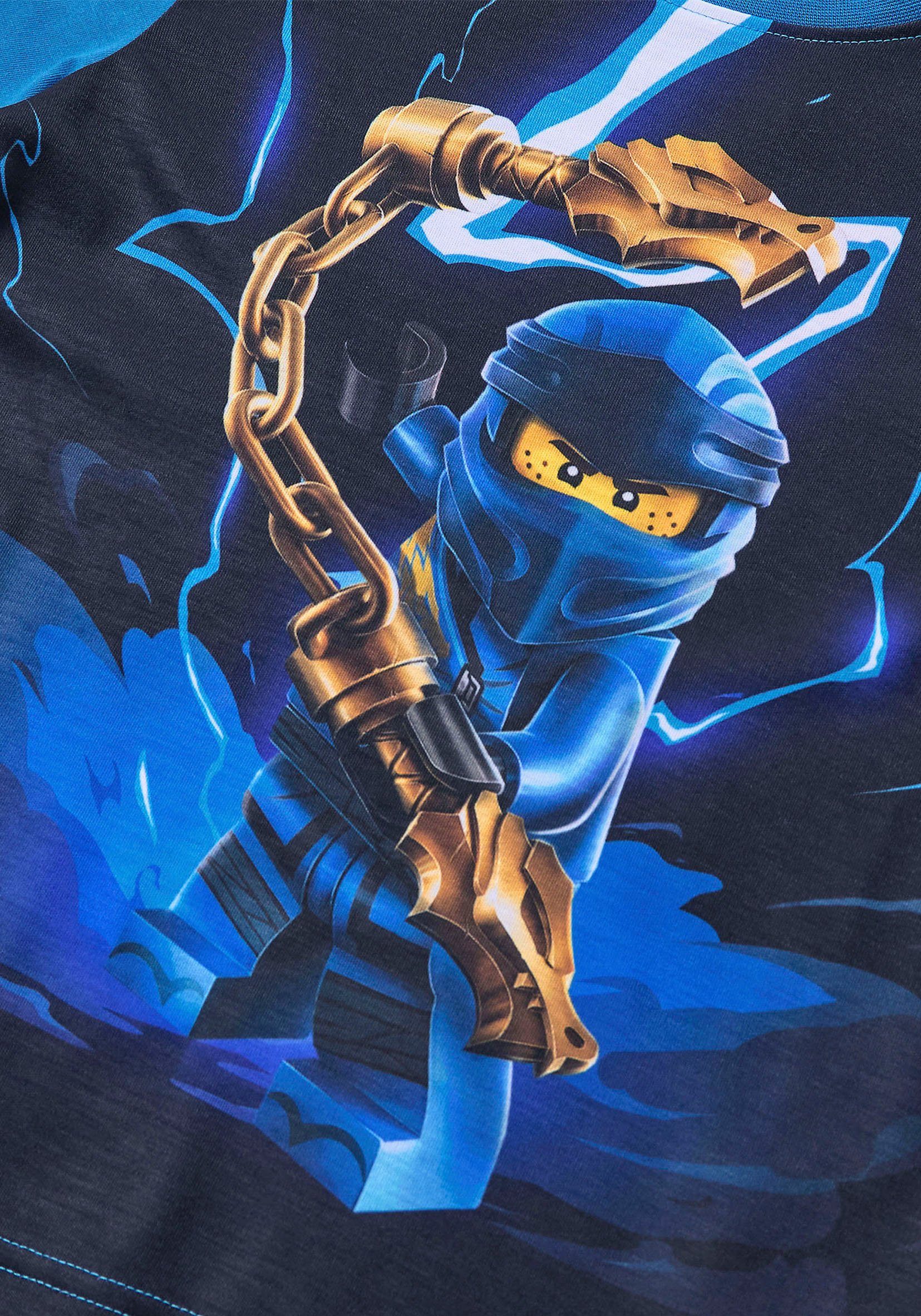 LEGO® blue coolem mit middle T-Shirt Frontprint Wear
