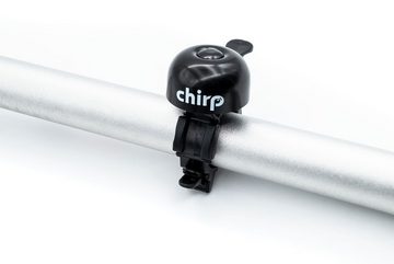 Chirp Fahrradklingel Miniclip Glocke, schwarz matt