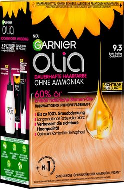 GARNIER Coloration Garnier Olia dauerhafte Haarfarbe, Set, 3-tlg., Ölbasis