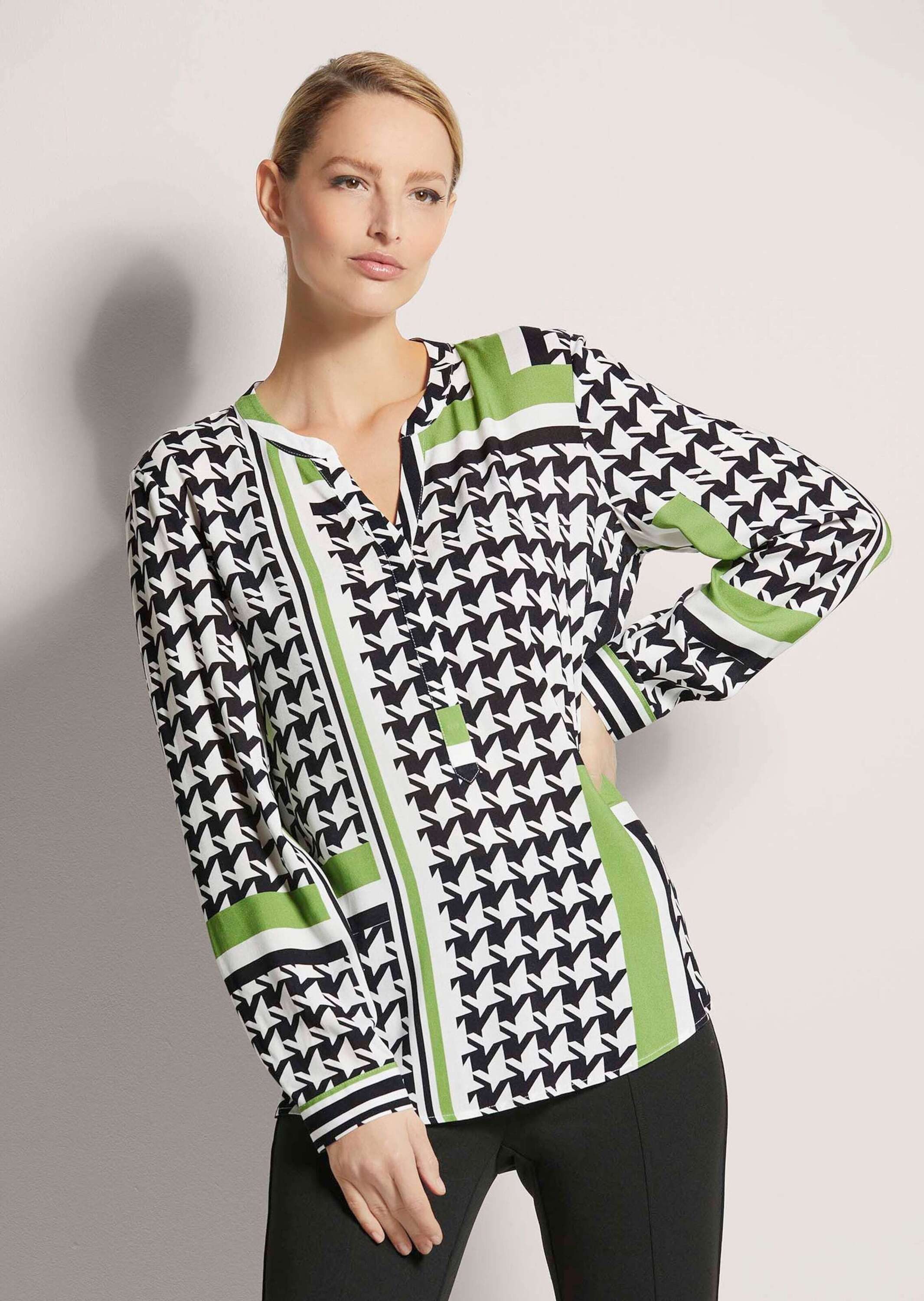 MADELEINE Langarmbluse Tunika-Bluse