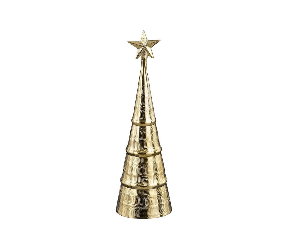 Mica Decorations Dekobaum Mica Decorations Dekoration Baum gold - h36xd11cm