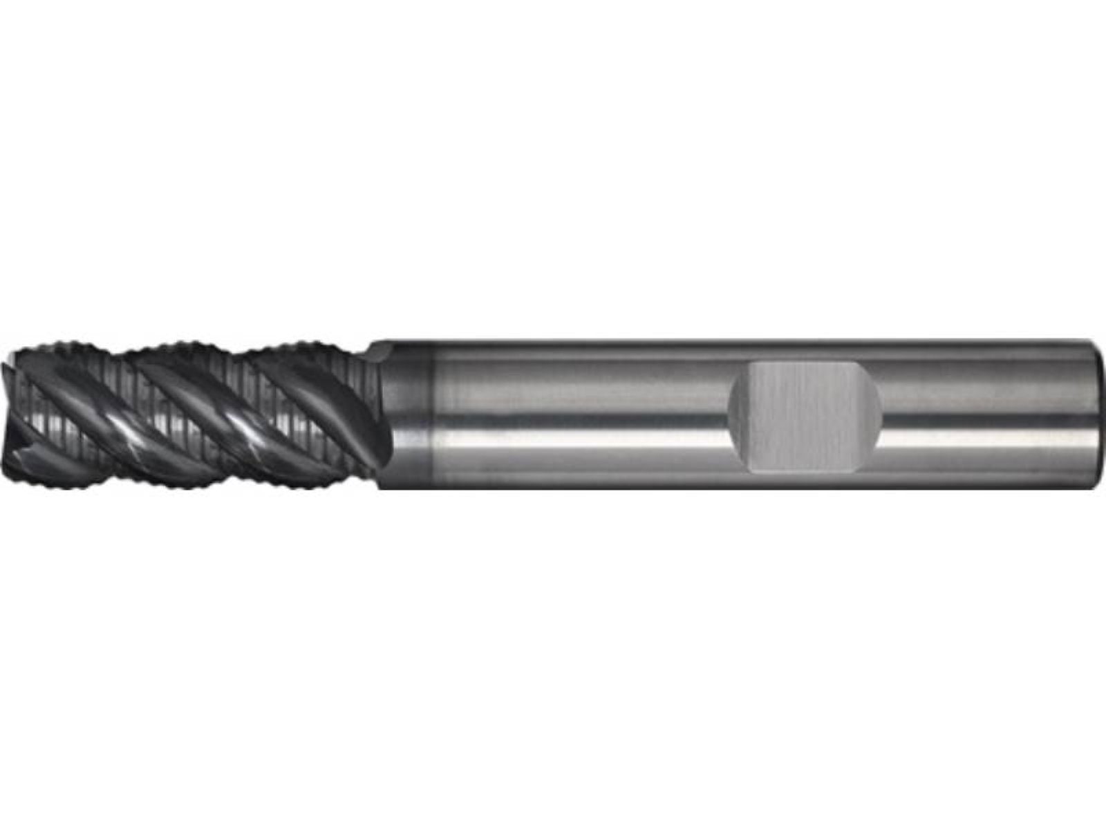 PROMAT Frässtift Schaftfräser DIN 6527L Typ HR D.12mm Einsatz-L.38mm VHM TiAlN HB Z.4