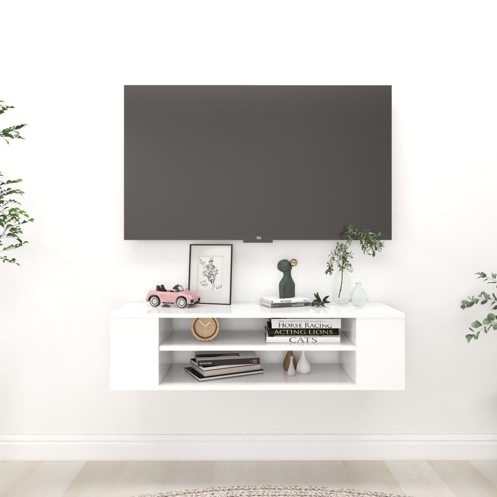furnicato TV-Schrank TV-Hängeschrank Weiß 100x30x26,5 cm günstig online kaufen