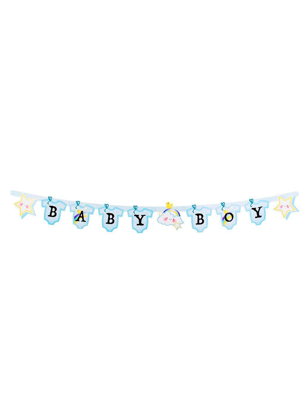 Boland Girlande Baby Boy Buchstabengirlande, Raumdeko günstig online kaufen