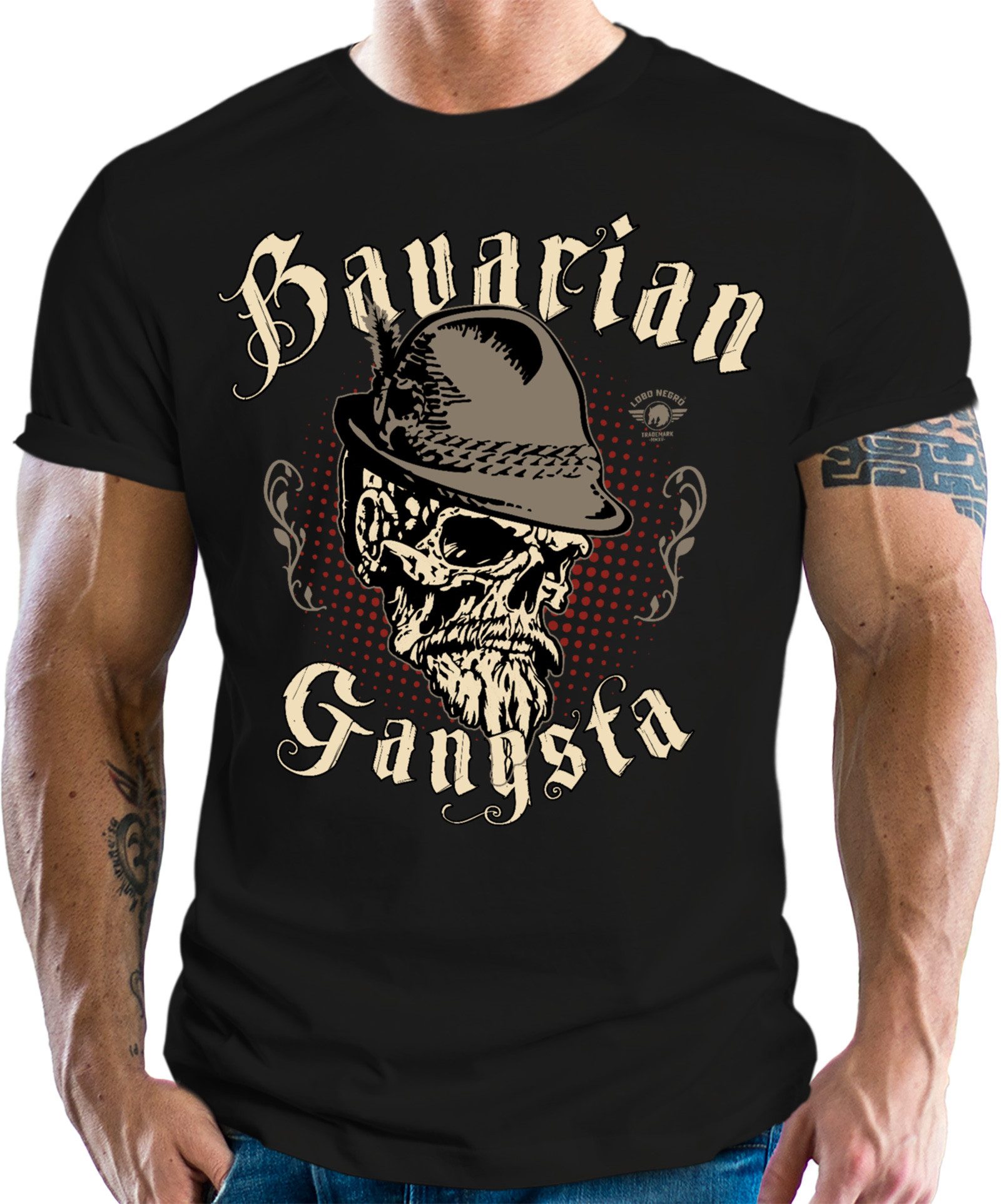 T-Shirt für den waschechten Bayern: Bavarian Gangsta
