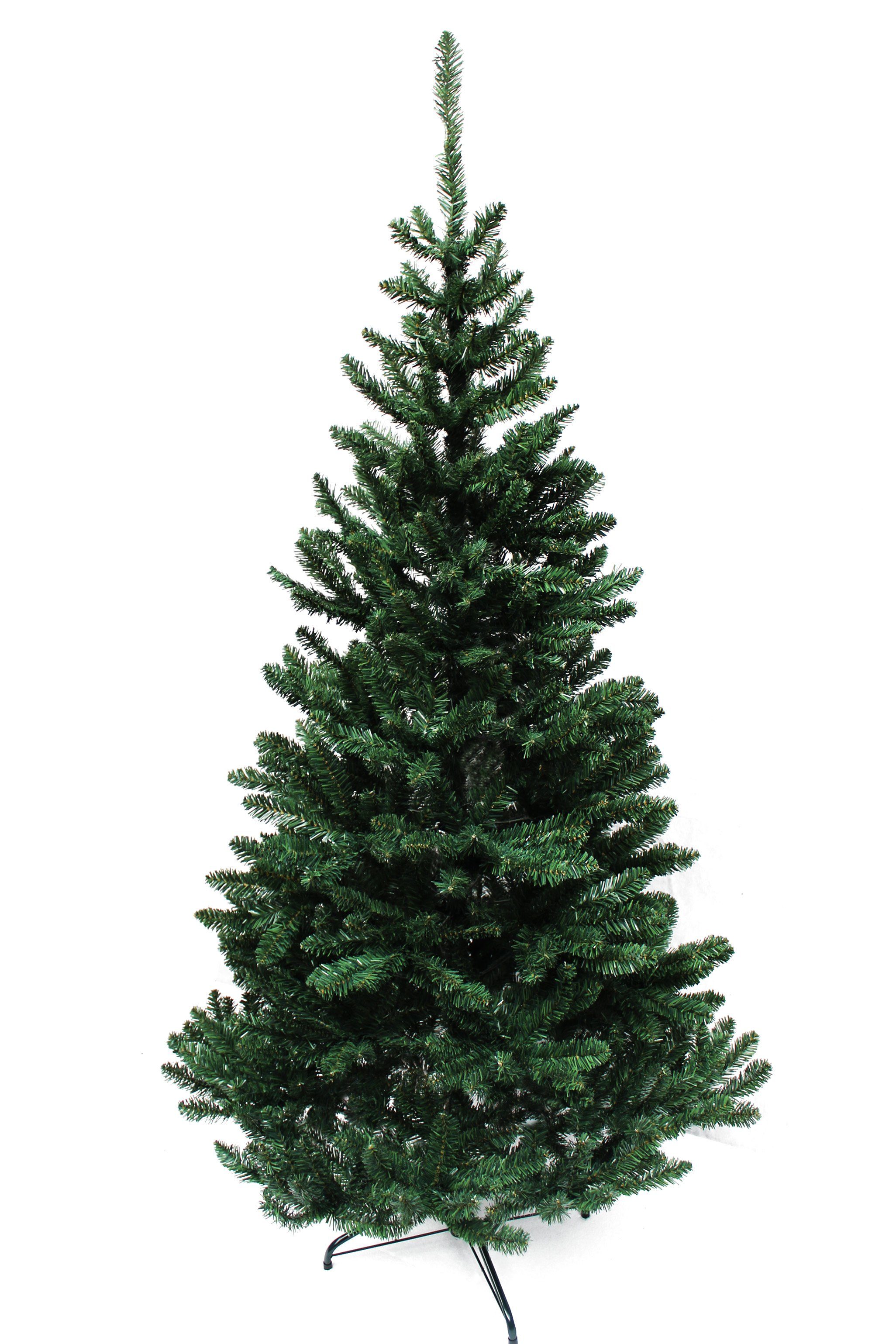Arnusa Künstlicher Weihnachtsbaum Tannenbaum Christbaum Klappbar mit Metall-Ständer, Edeltanne, sehr realistisch, einfache Montage