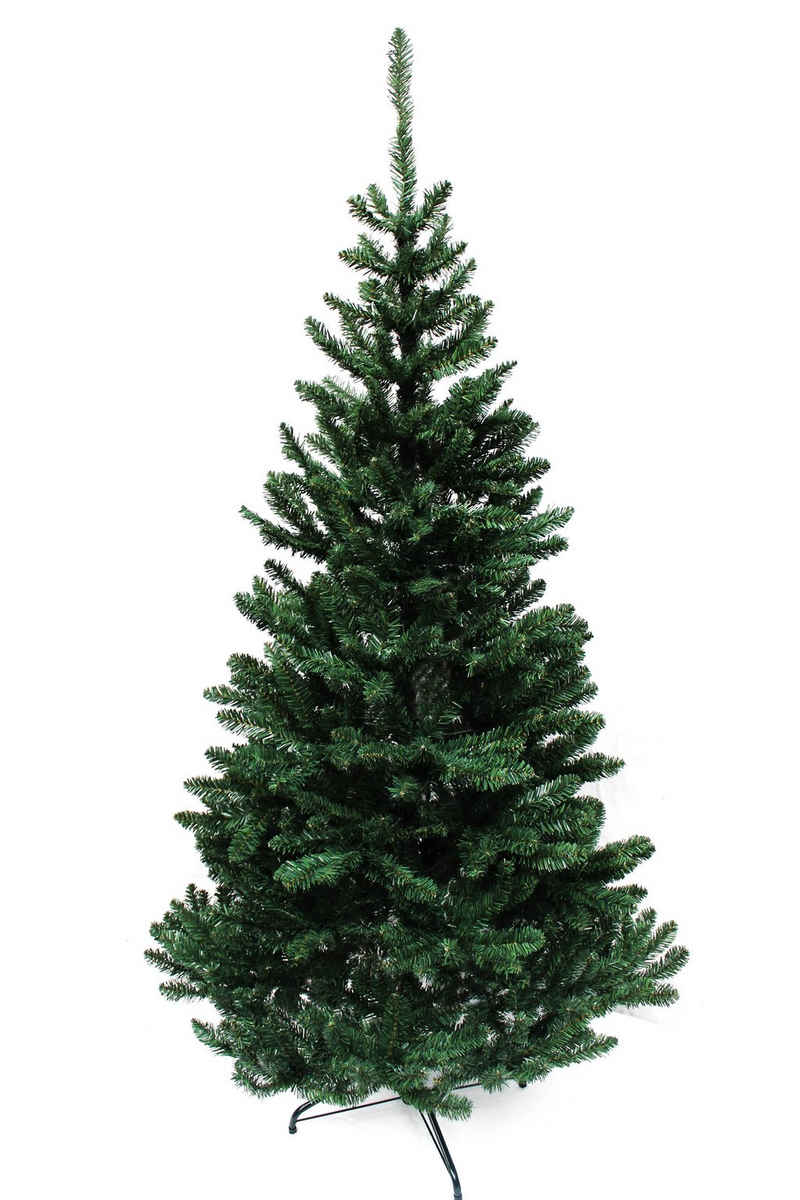 Arnusa Künstlicher Weihnachtsbaum Tannenbaum Christbaum Klappbar mit Metall-Ständer, Edeltanne, sehr realistisch, einfache Montage