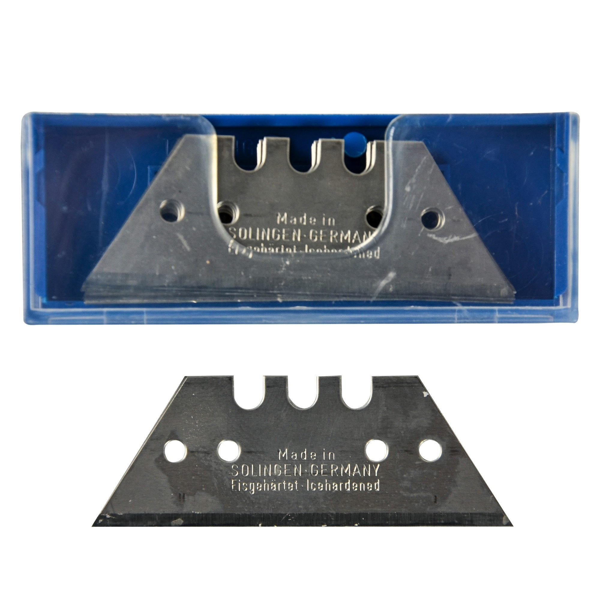 Scorprotect® Cuttermesser Profi Trapezklingen 0,65 mm Klingenstärke, im Spender