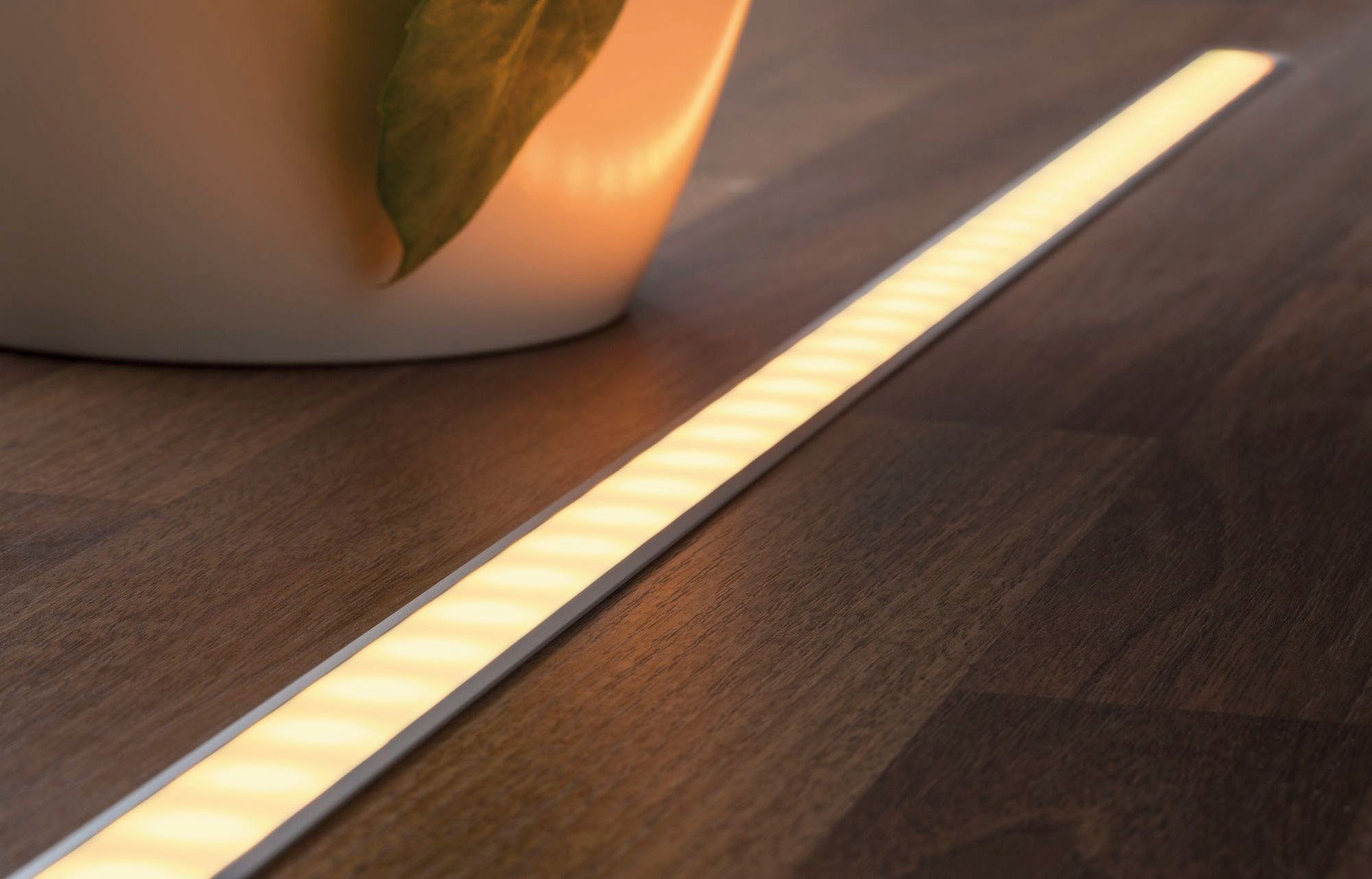 Profil mit Diffusor Floor Paulmann eloxiert, Alu LED-Streifen 100cm Satin,Alu/Kunststoff Alu