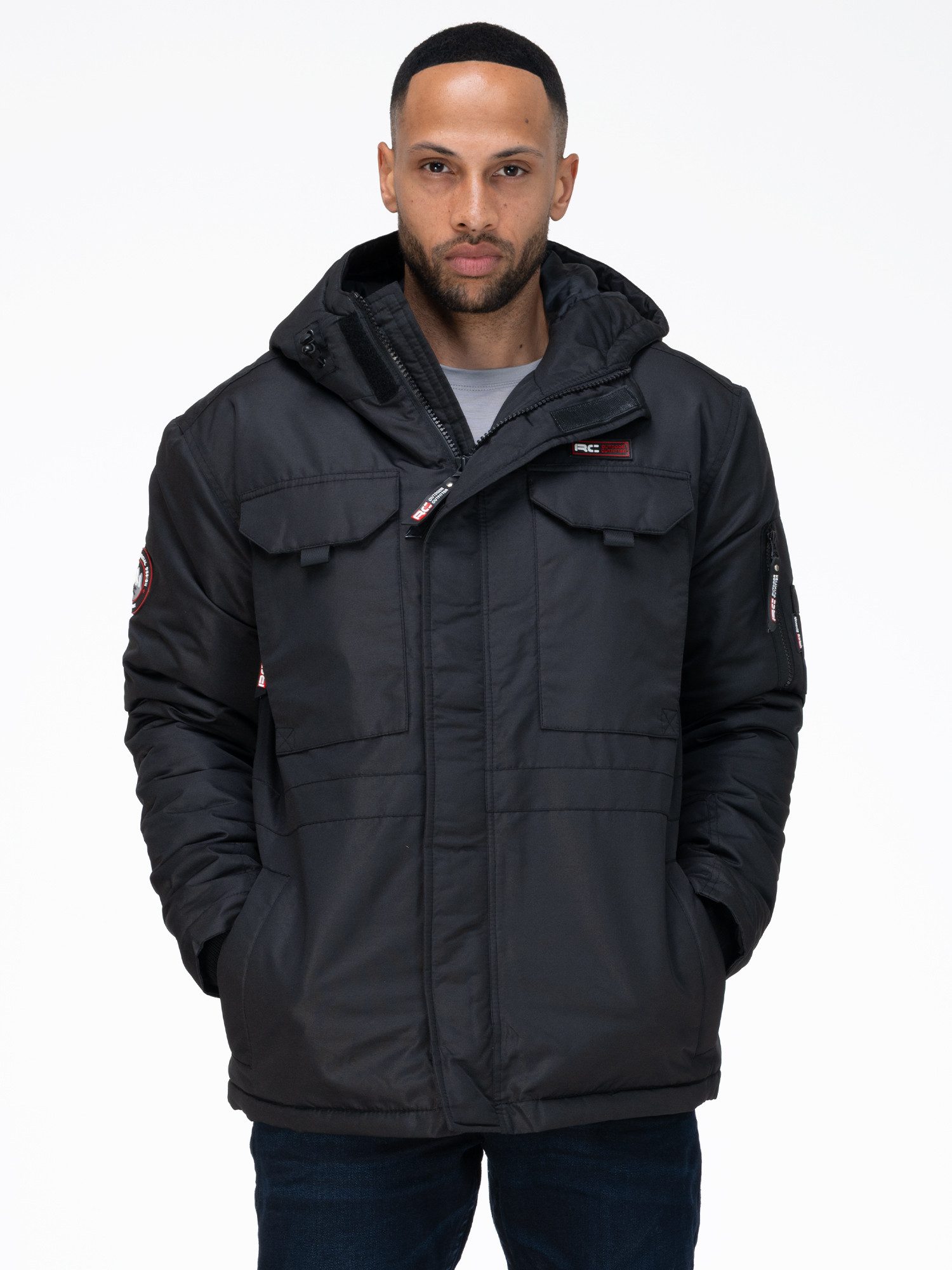 Rock Creek Winterjacke Herren Jacke Winter Mantel Parka H-400