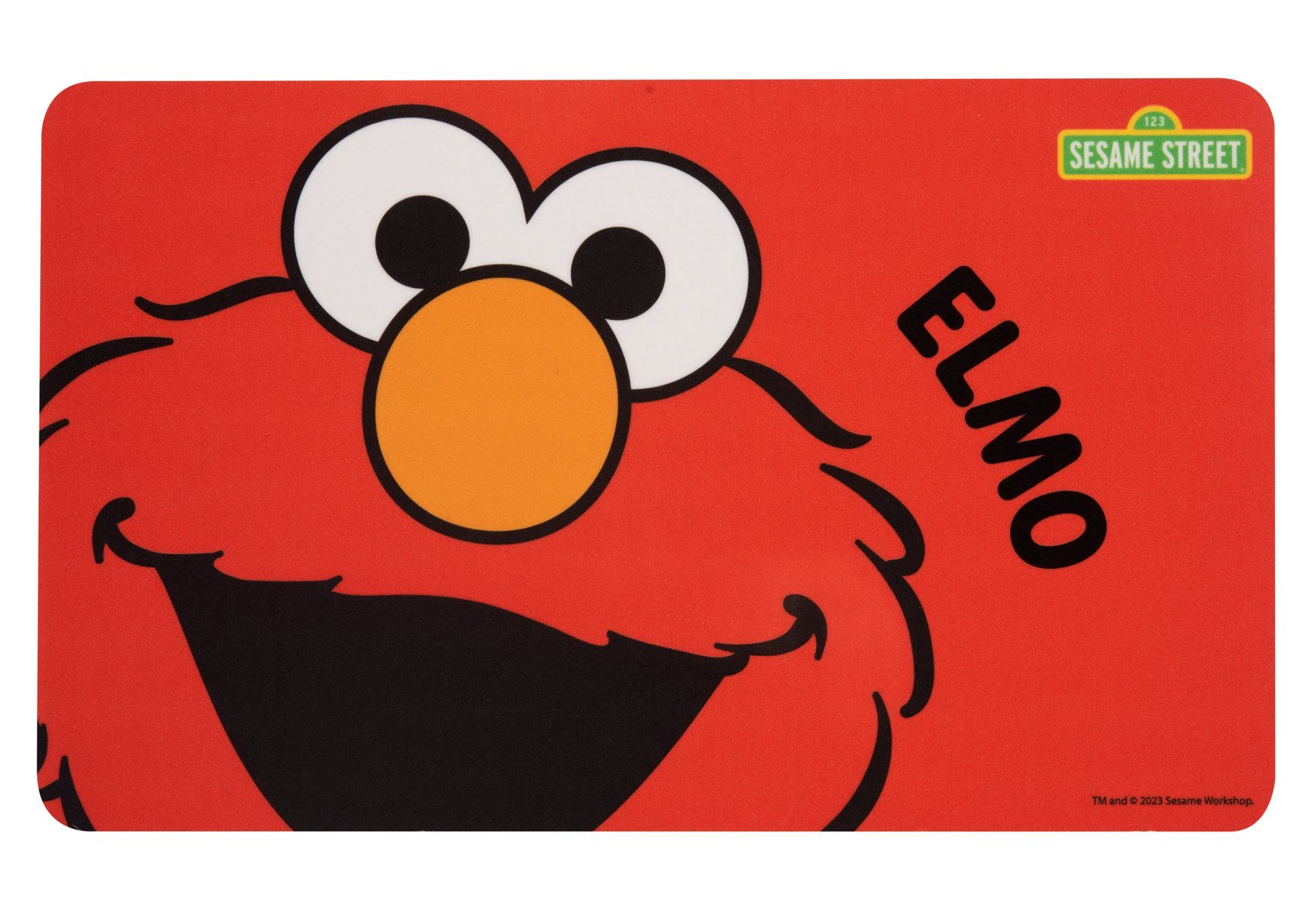 United Labels® Frühstücksbrett Sesamtstraße Frühstücksbrettchen - Elmo, Resopal