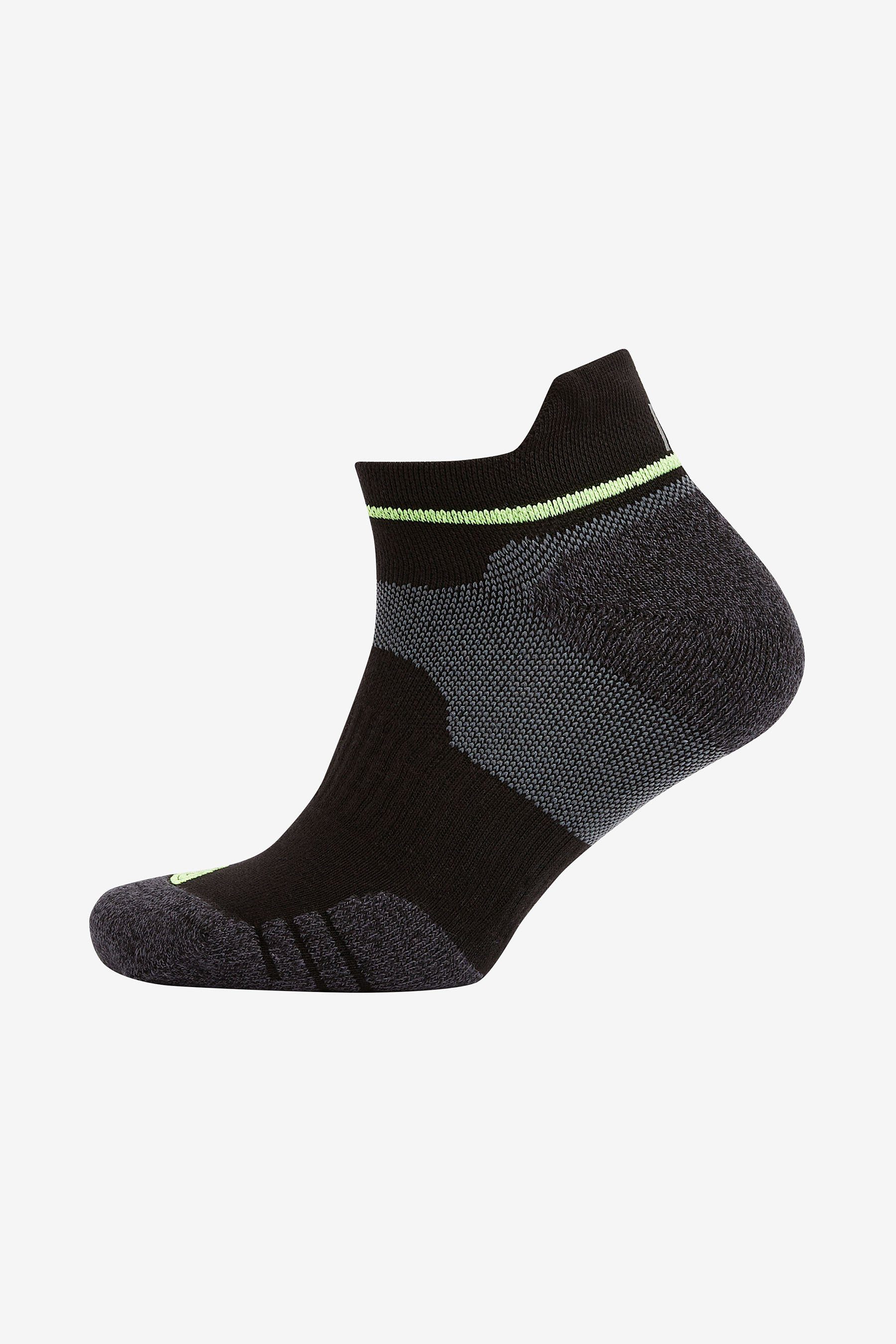 Gepolsterte 4er-Pack Active Füßlinge (4-Paar) Socken im Next Next Black