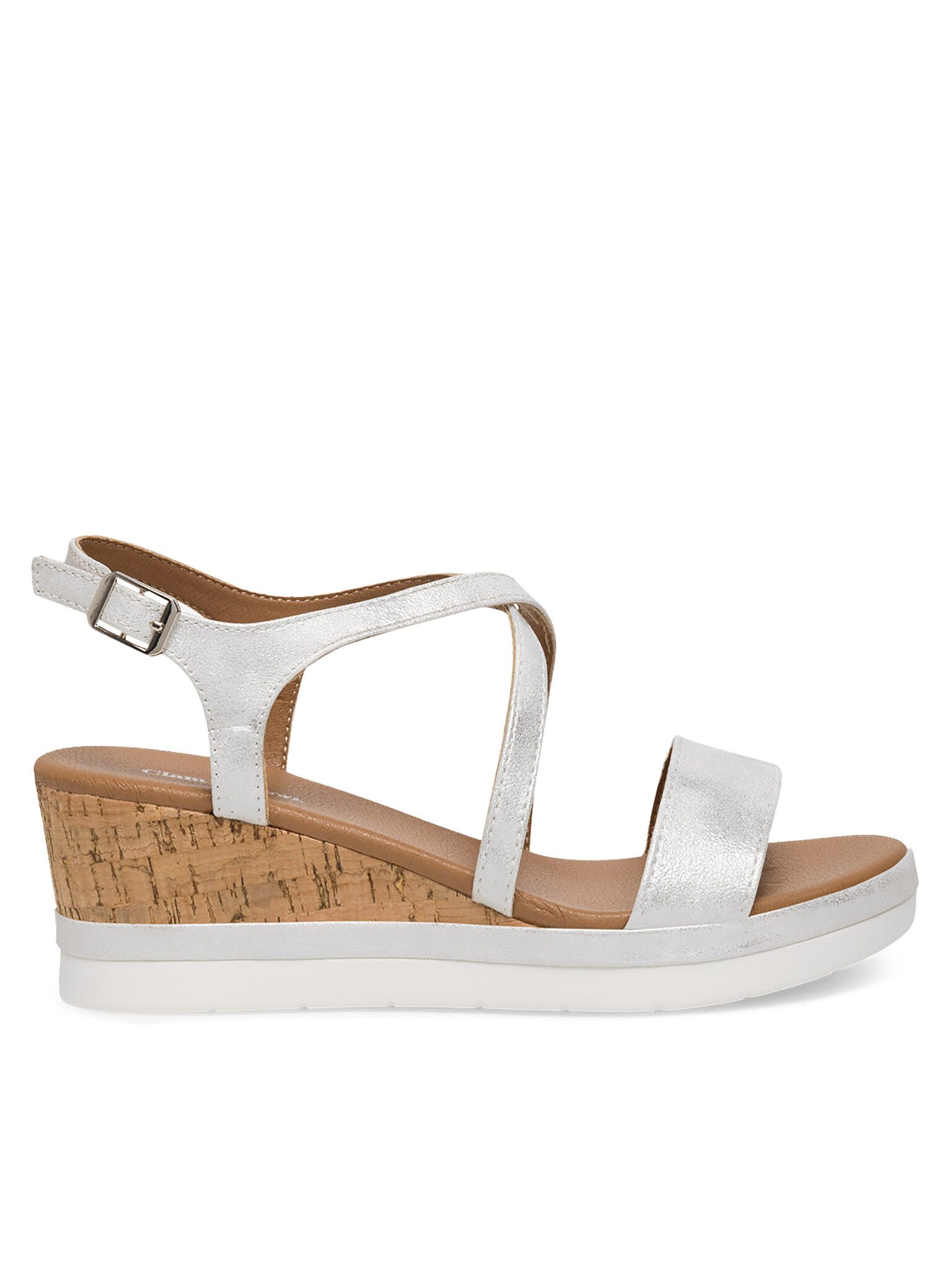 Clara Barson Clara Barson Sandalen Damen GYDA WS216-02 Silber Sandale günstig online kaufen