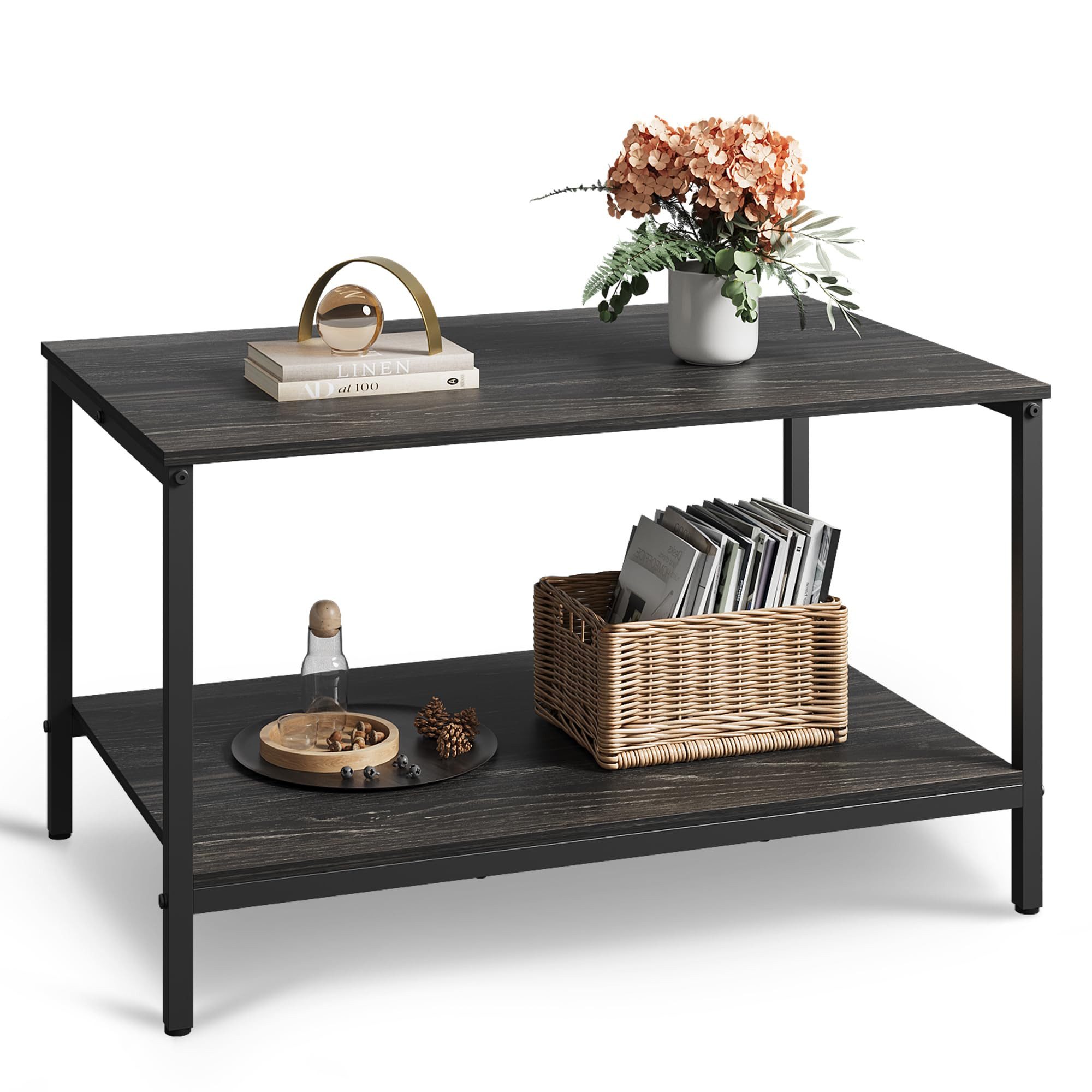 WLIVE Couchtisch Kleiner Wohnzimmertisch im Vintage-Industrial Design, (80 günstig online kaufen