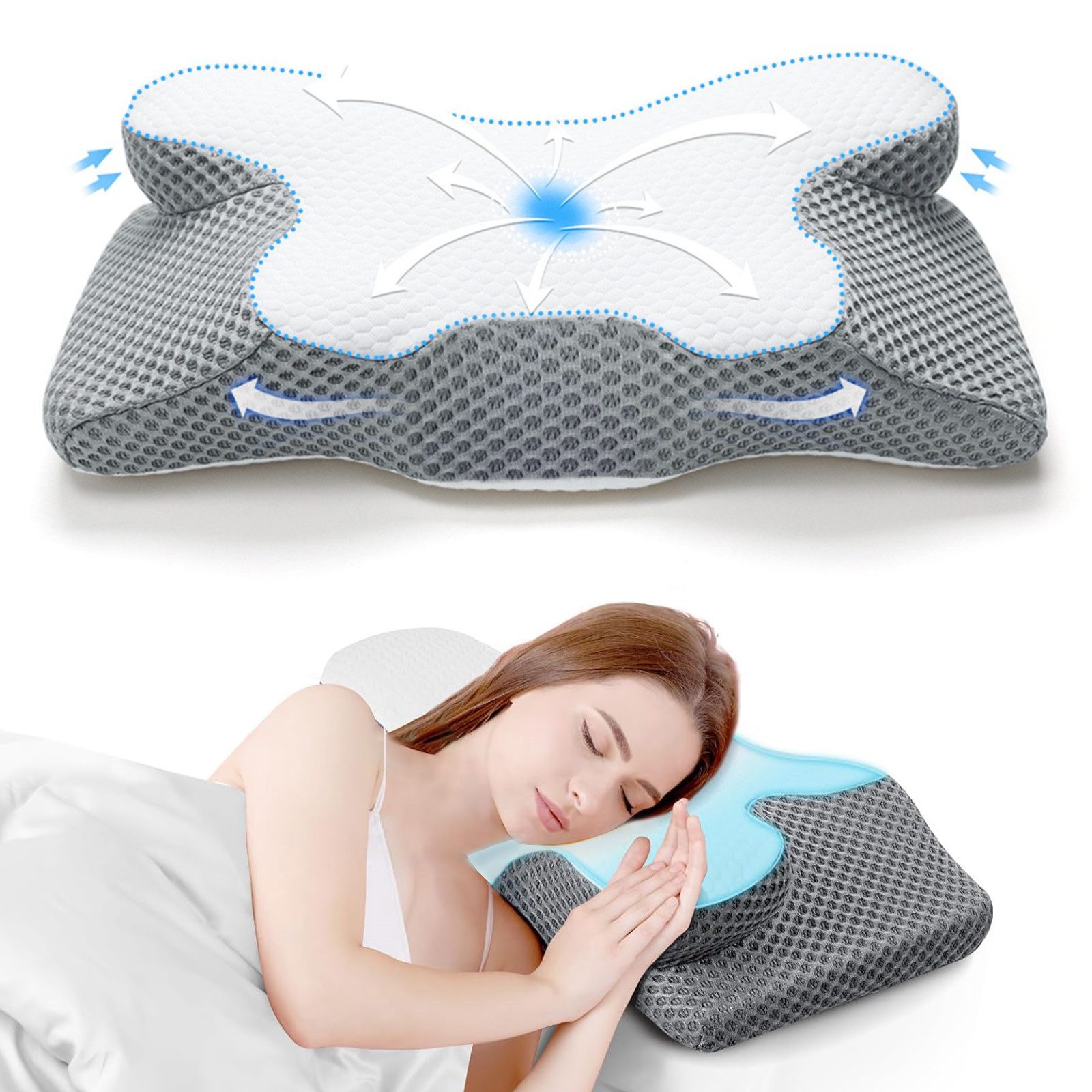 HAUSS SPOLE Nackenstützkissen Nackenkissen Nackenstützkissen Schlafkissen S günstig online kaufen