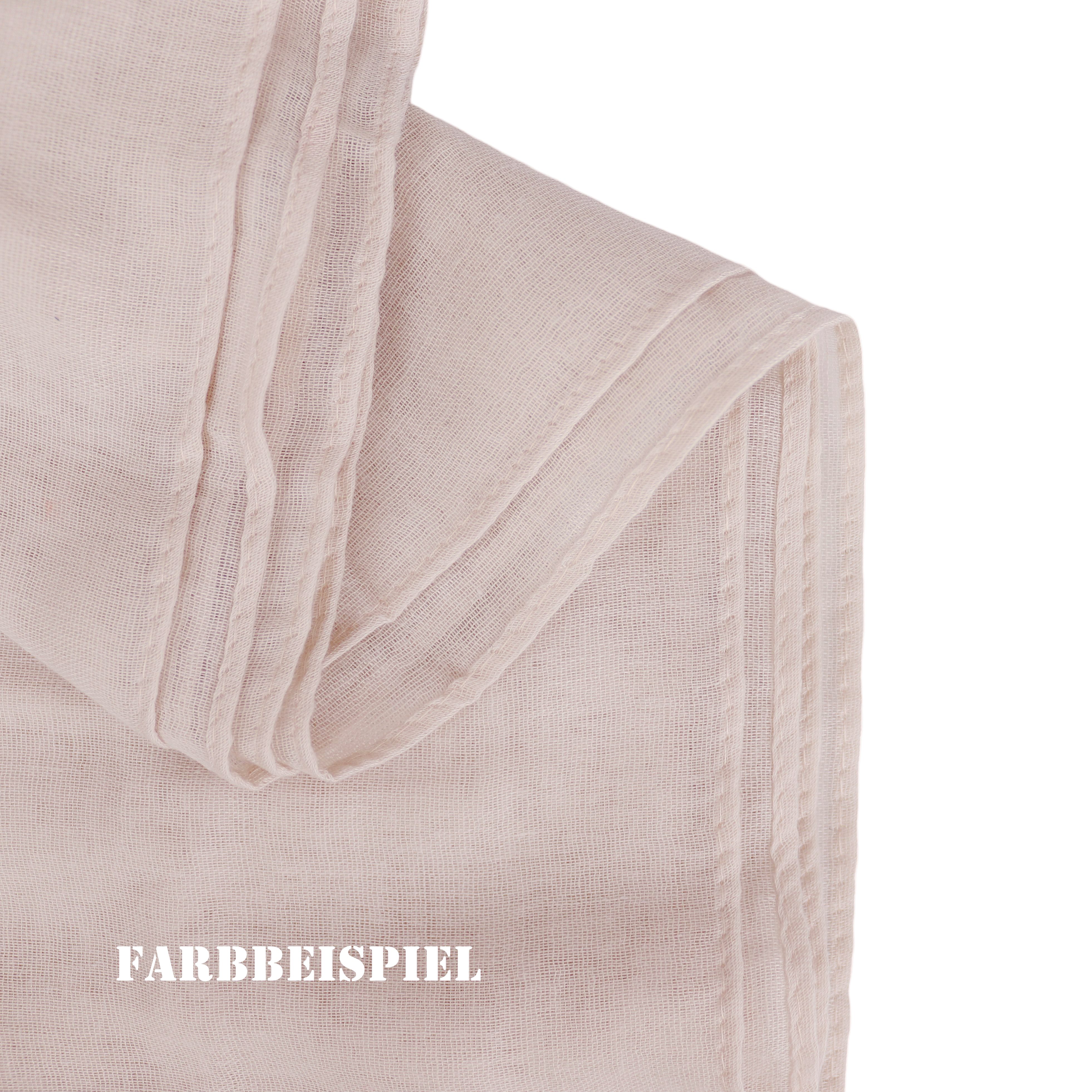 MIRROSI Modeschal weicher Unifarbe Schal 100% Baumwolle, (Viele tolle Farbe günstig online kaufen