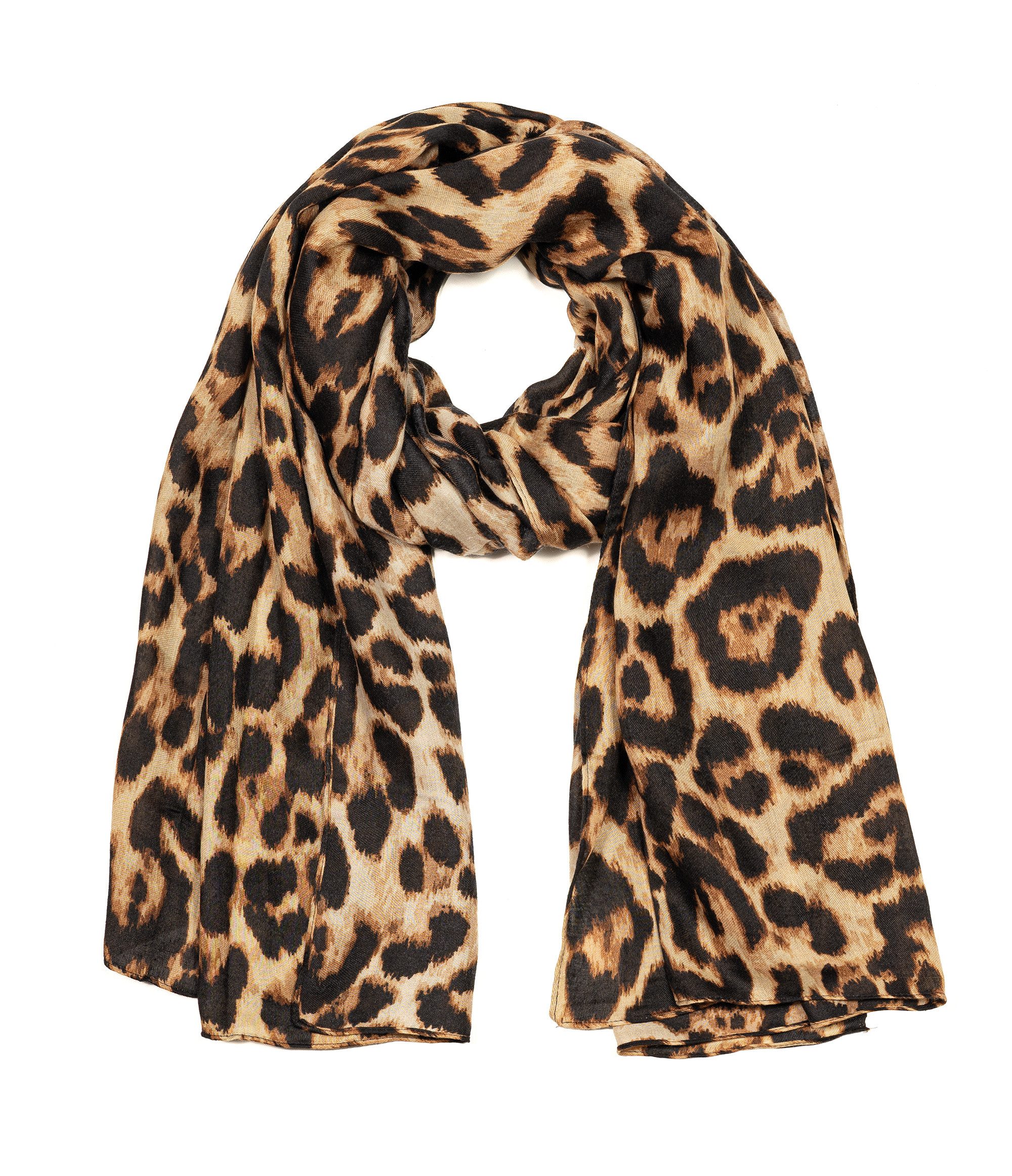 Cassandra Accessoires Schal "Leo", mit modischem Animalprint günstig online kaufen