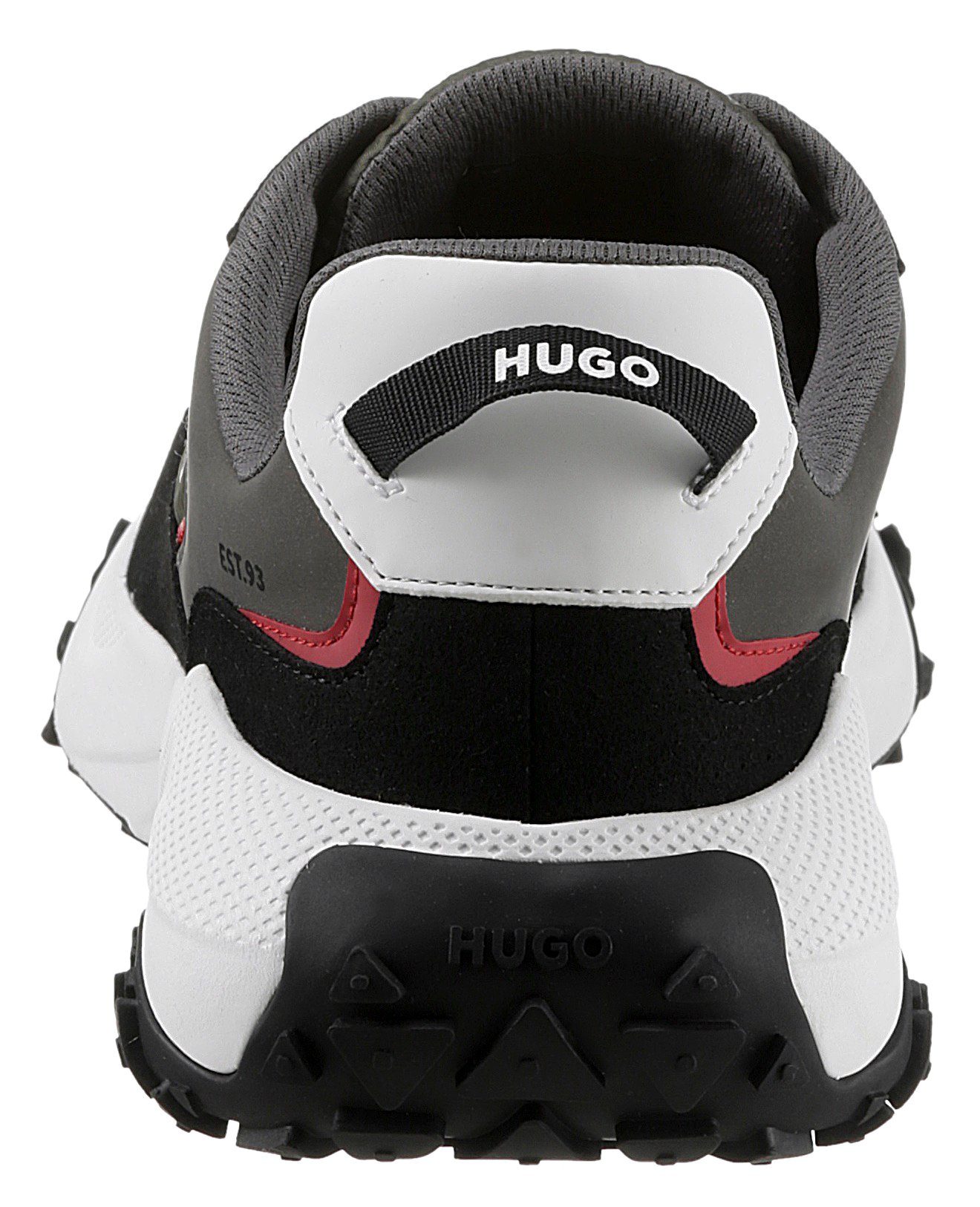 HUGO GO1ST_Runn Sneaker mit khaki-kombiniert Laufsohle profilierter
