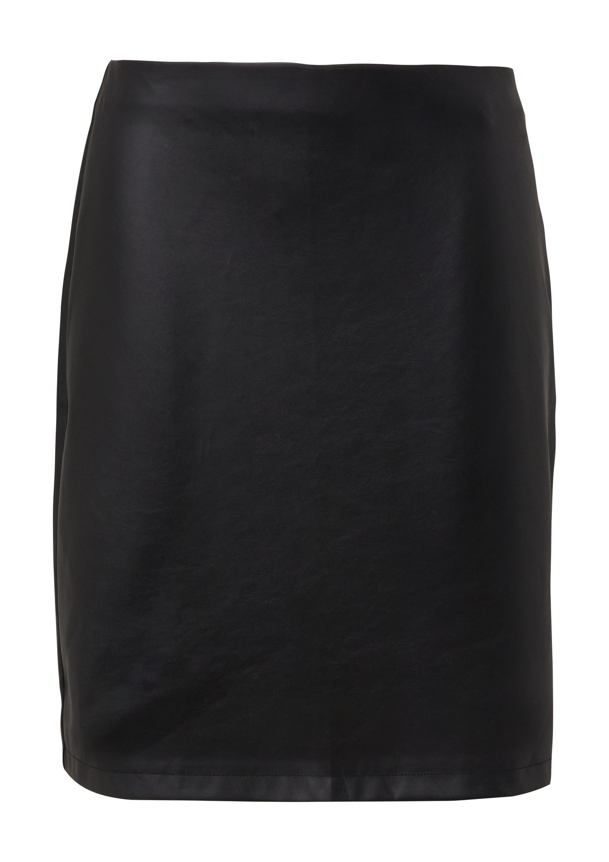 s.Oliver Minirock Rock Ausgestellter Mini-Rock aus Kunstleder günstig online kaufen