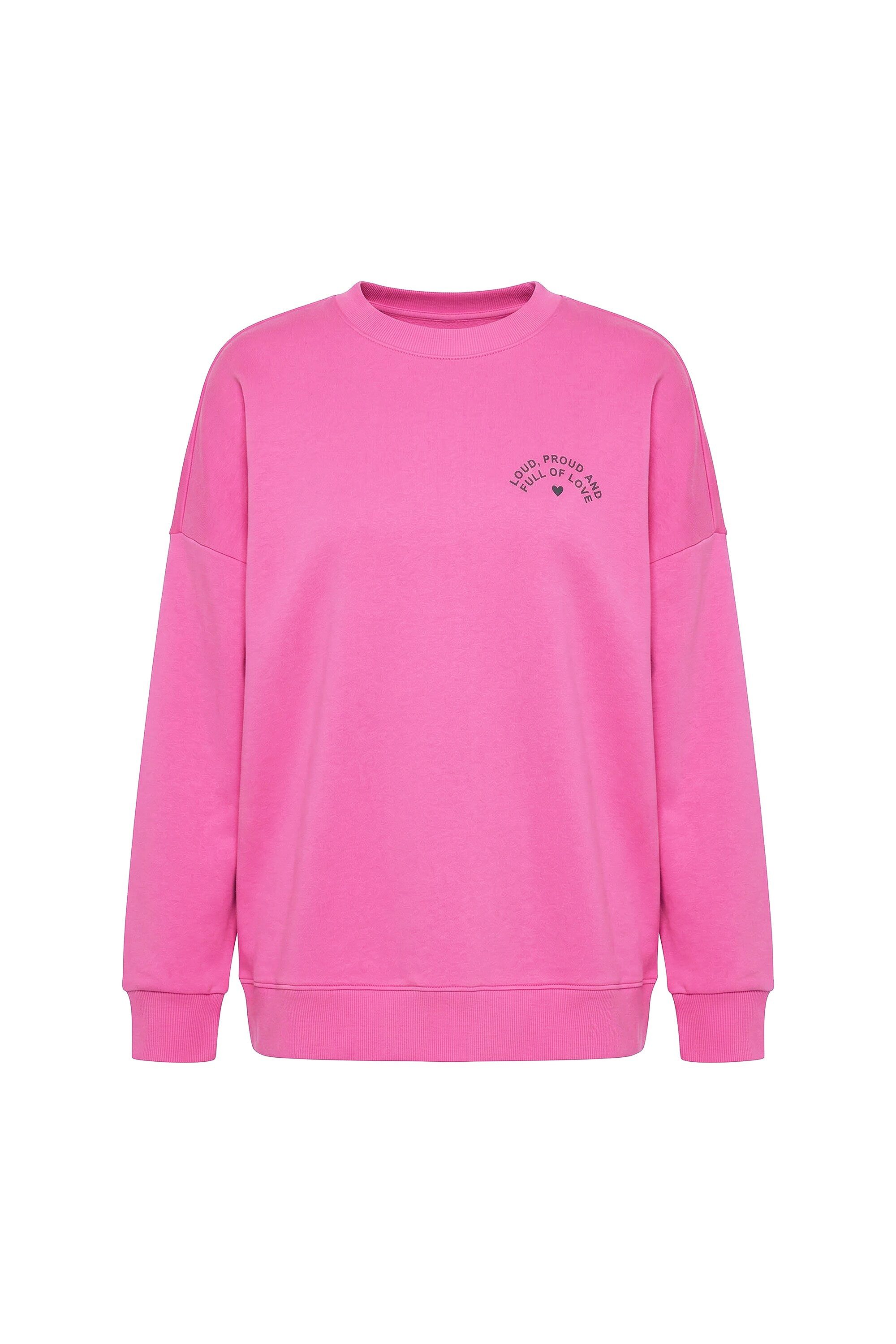 Sweatshirt Sweatshirt oversized Rainbow-Print
