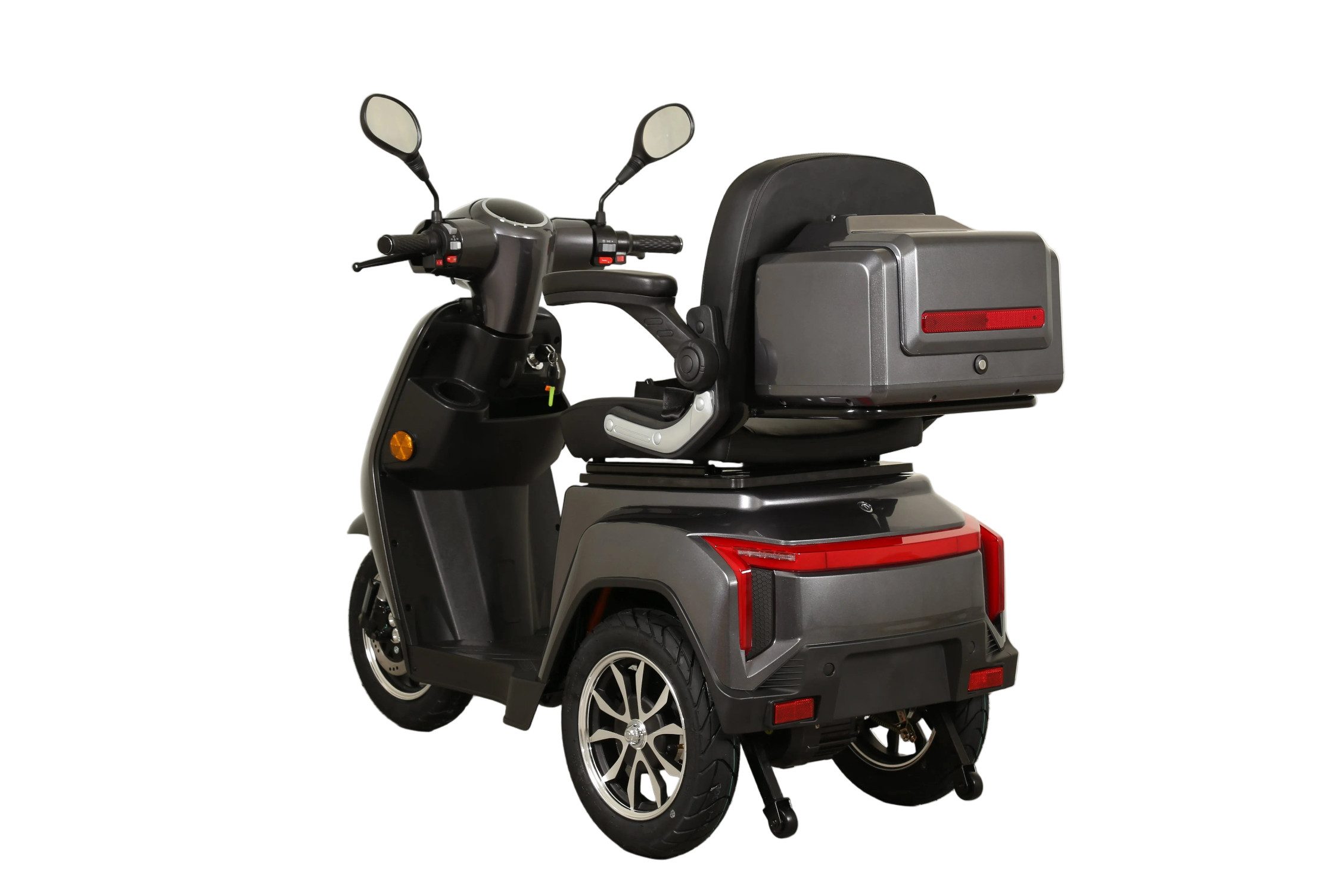 Aktiv mobil Elektromobil AM E-Rider 1000, 25 km/h mit Topcase, 1000 W, 25 km/h, Topcase mit Fassungsvermögen von ca. 25 l, Staufach mit ca. 19 l – Bild 3 von 5