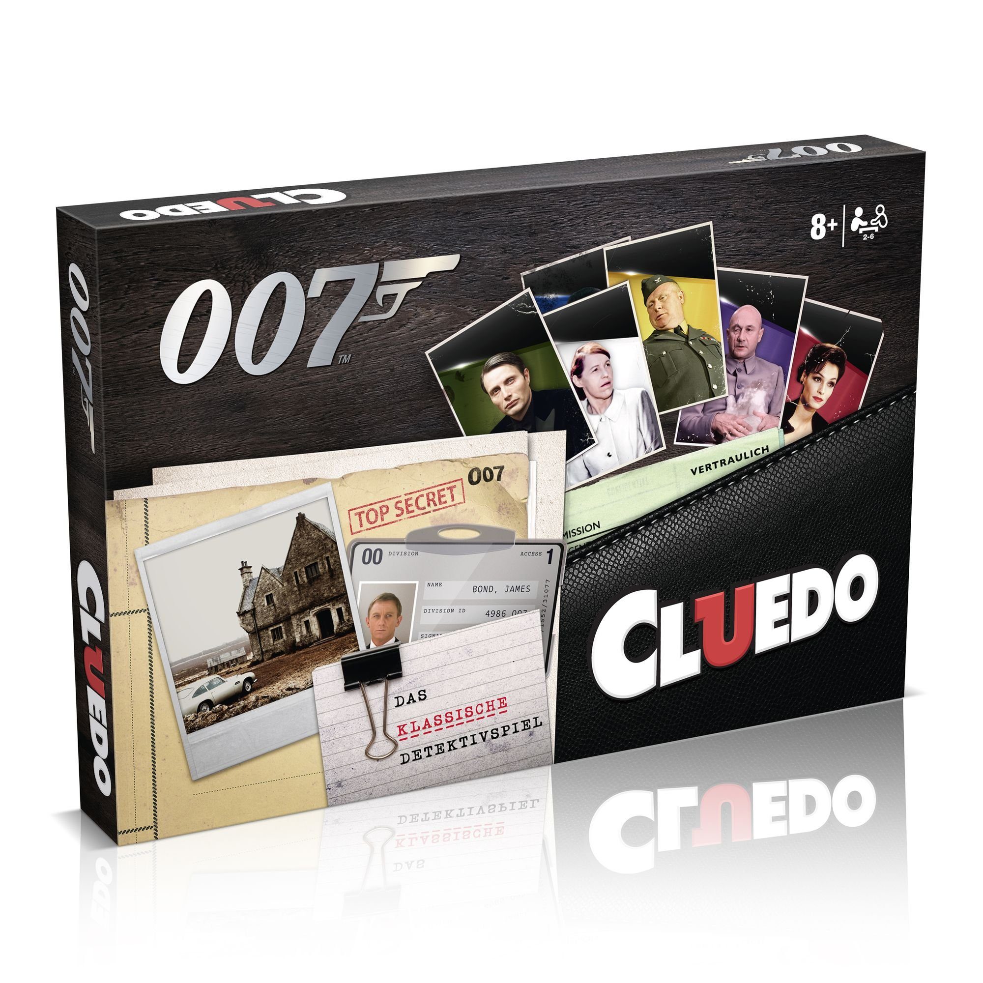 Winning Moves Spiel, Brettspiel Cluedo - James Bond