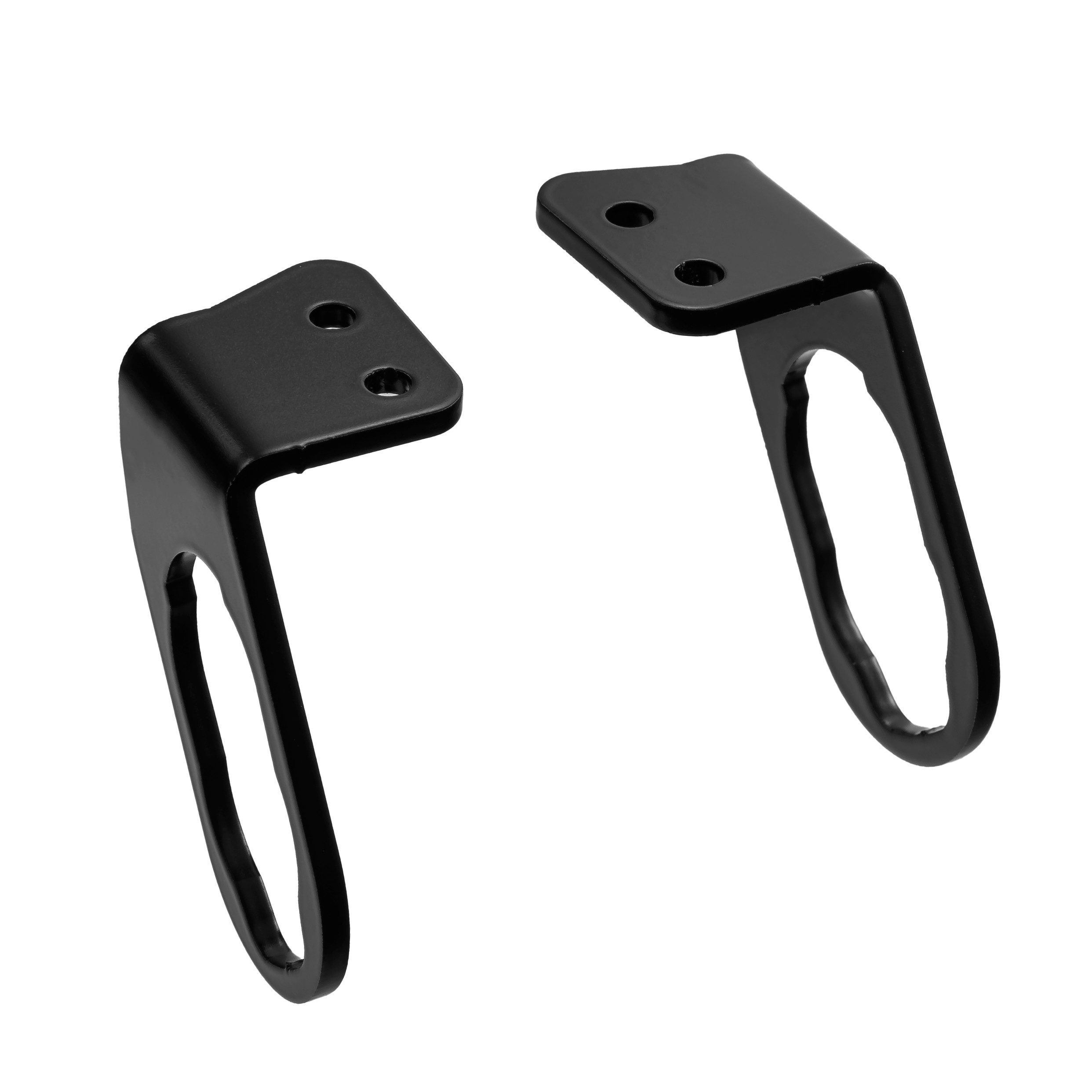 ZIEGER Kennzeichenhalter Blinkerhalter kompatibel mit Kawasaki Originalblinker schwarz 1 Paar