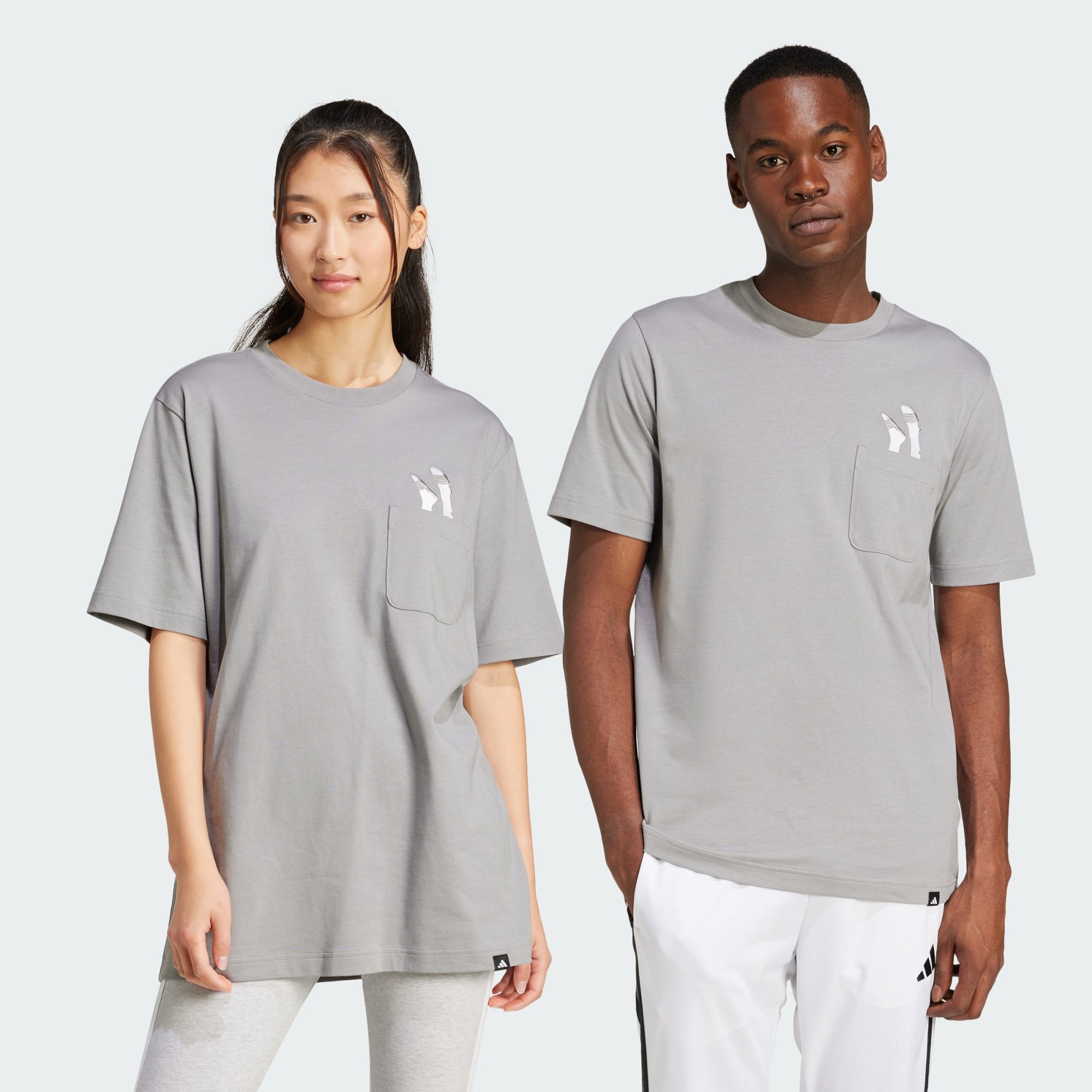 adidas Sportswear T-Shirt LOUNGE SLIDES GRAPHIC POCKET T-SHIRT (1-tlg) günstig online kaufen