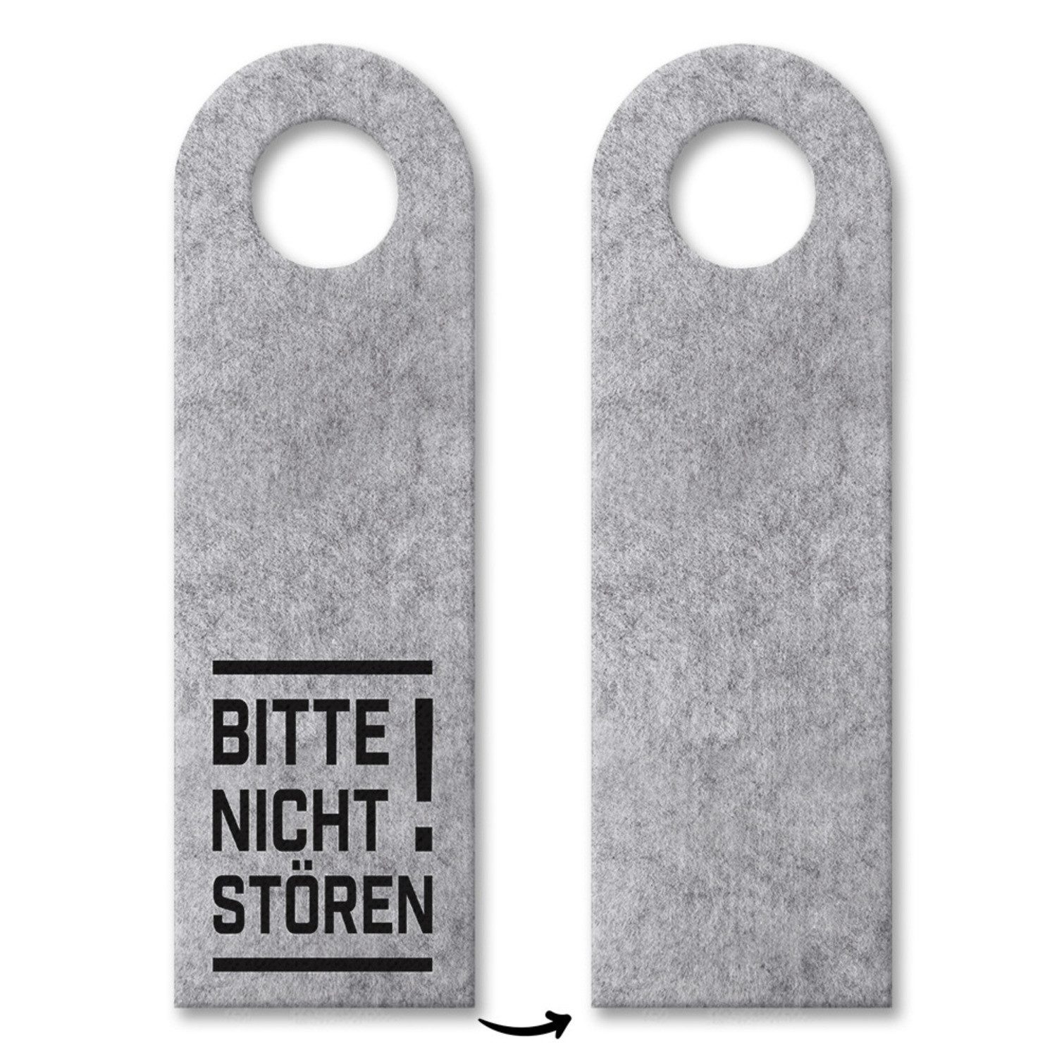 Dekohänger 3x Bitte nicht stören! Türhänger Türanhänger Türschild Schild an der