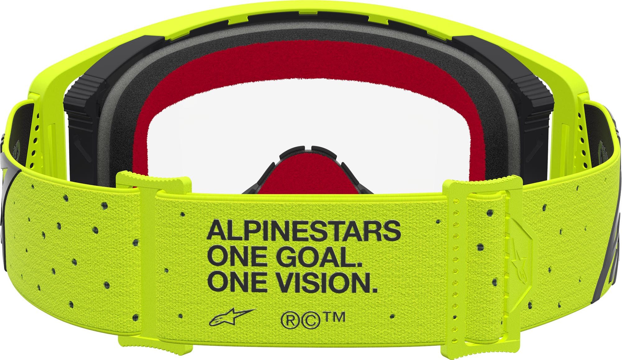 Alpinestars Motorradbrille Supertech Vesta Motocross Brille, Mit Band