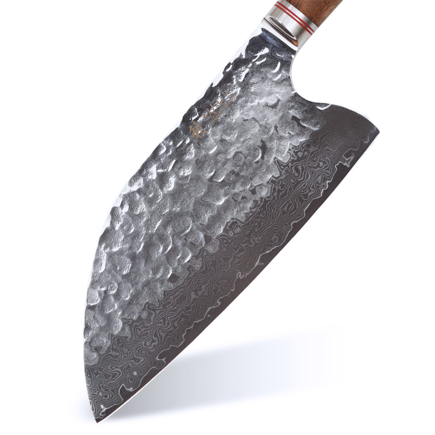 Wakoli Asiamesser Nussbaum Damast Premium Kochmesser Küchenmesser I 20,5 cm Klinge, aus 67 Lagen Damaststahl VG-10 Stahlkern – Bild 5 von 5