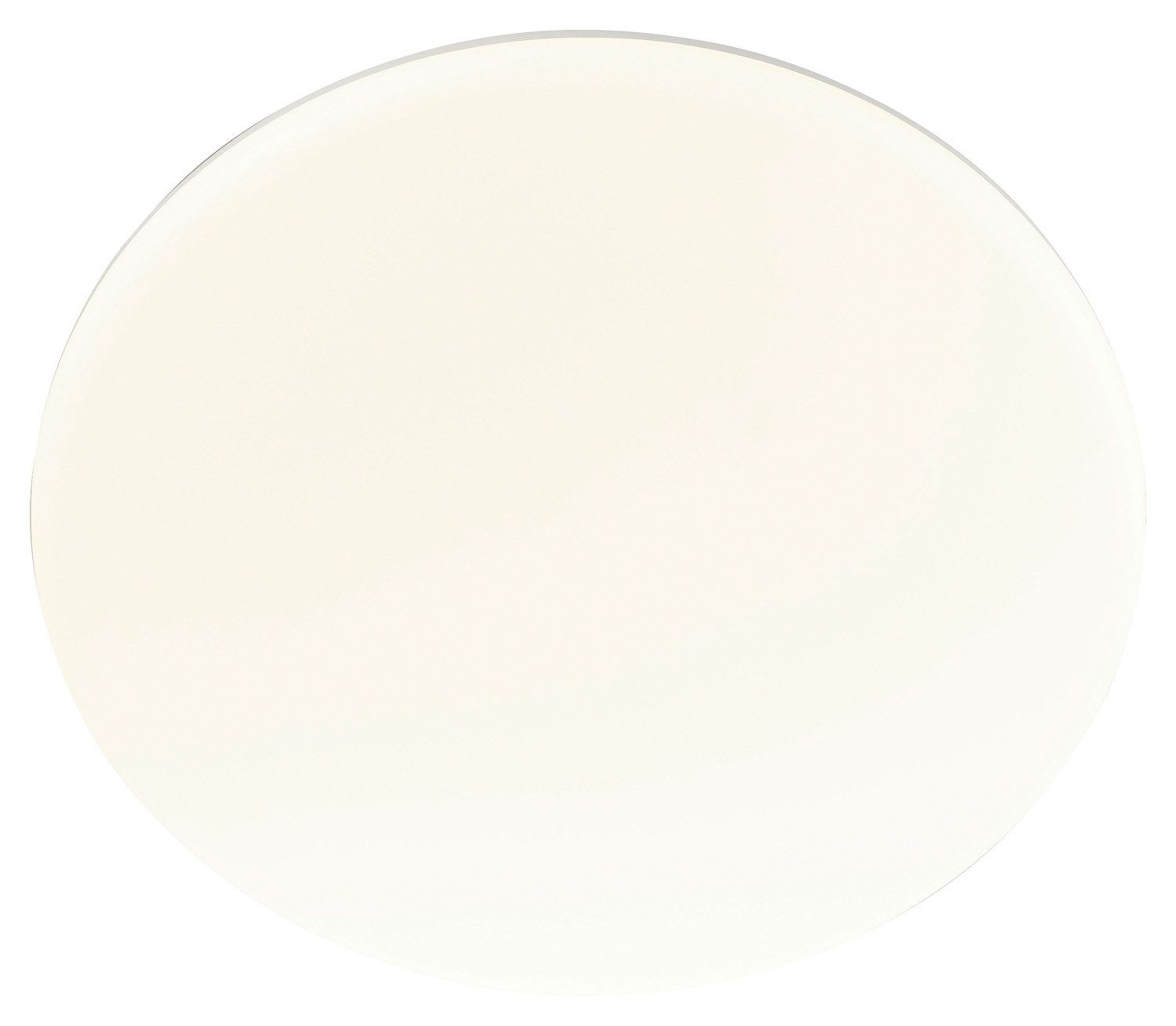 casa NOVA LED Deckenleuchte BLANC, 1-flammig, Ø 29 cm, Weiß, Kunststoff, LED fest integriert, Neutralweiß, IP54 Spritzwassergeschützt