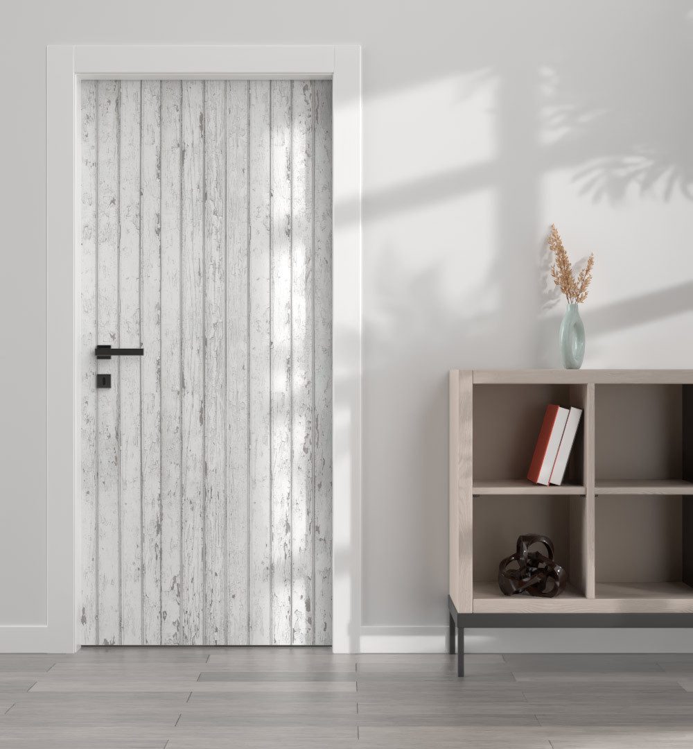 MyMaxxi Dekorationsfolie Türtapete Türposter Türfolie selbstklebend Holzwan günstig online kaufen