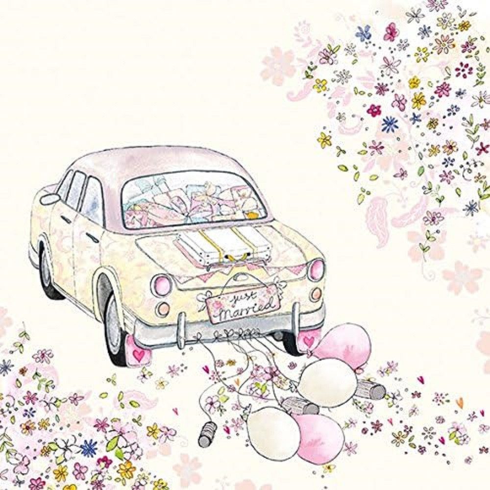 Ambiente Luxury Paper Products Papierserviette Chickadee Motivserviette, Meise - Vogel / Hochzeit / Auto, (20 St), Tishdeko, Serviettentechnik und Decoupage geeignet